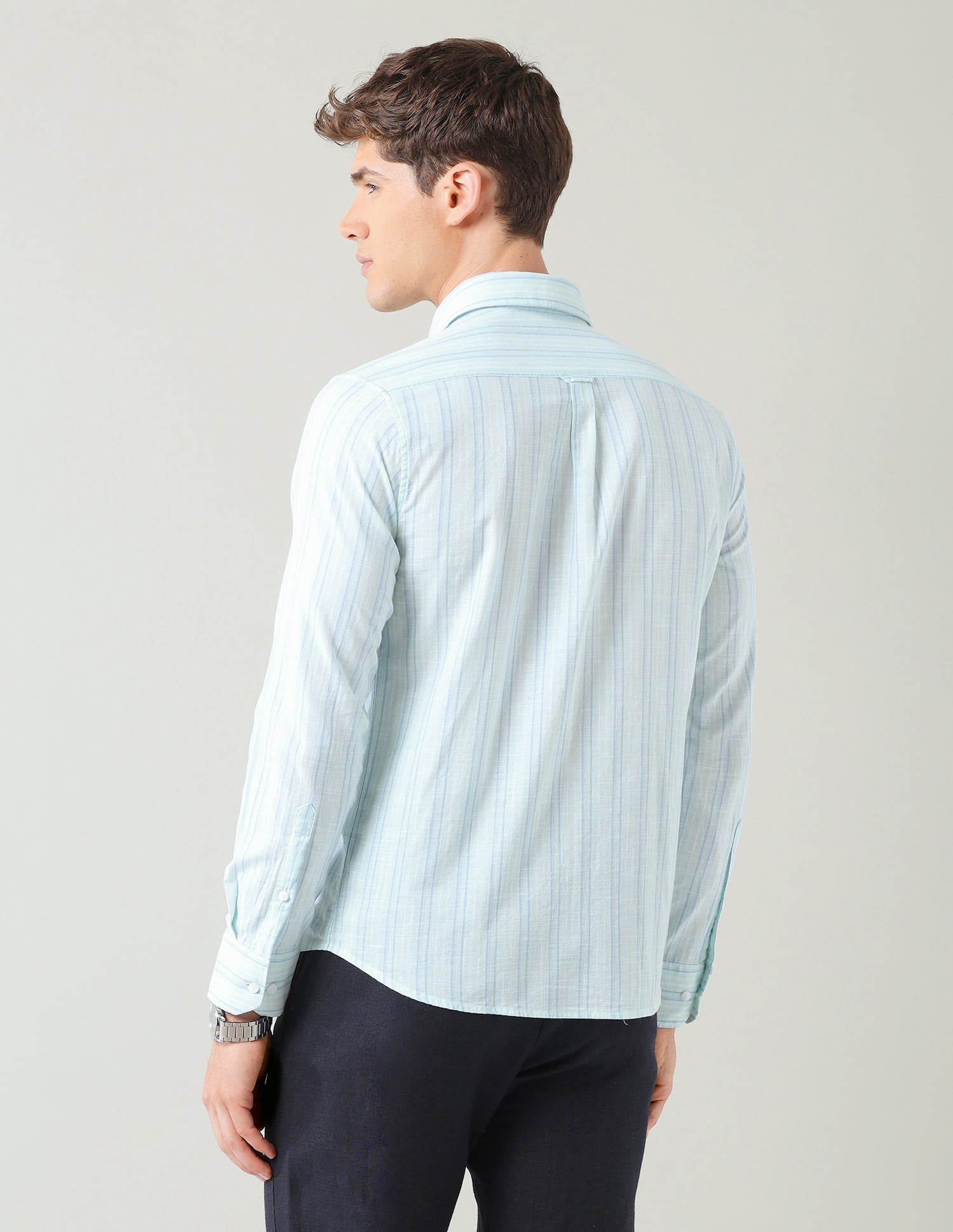 Vertical Striped Regular Fit Shirt