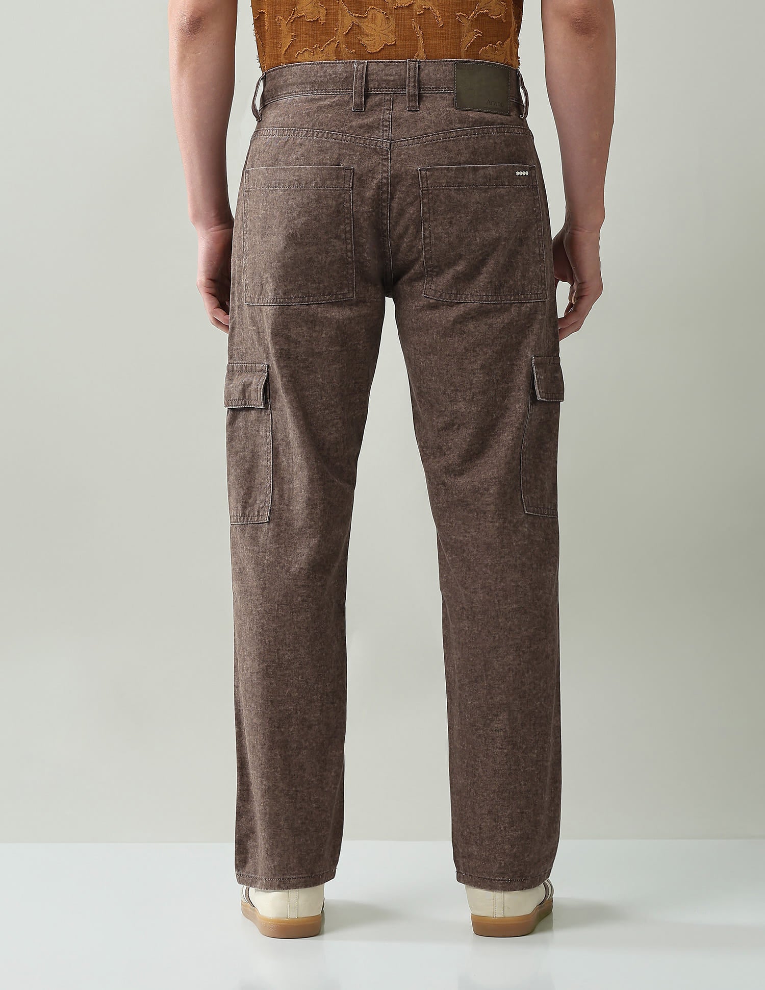 Textured Comfort Fit Cargos