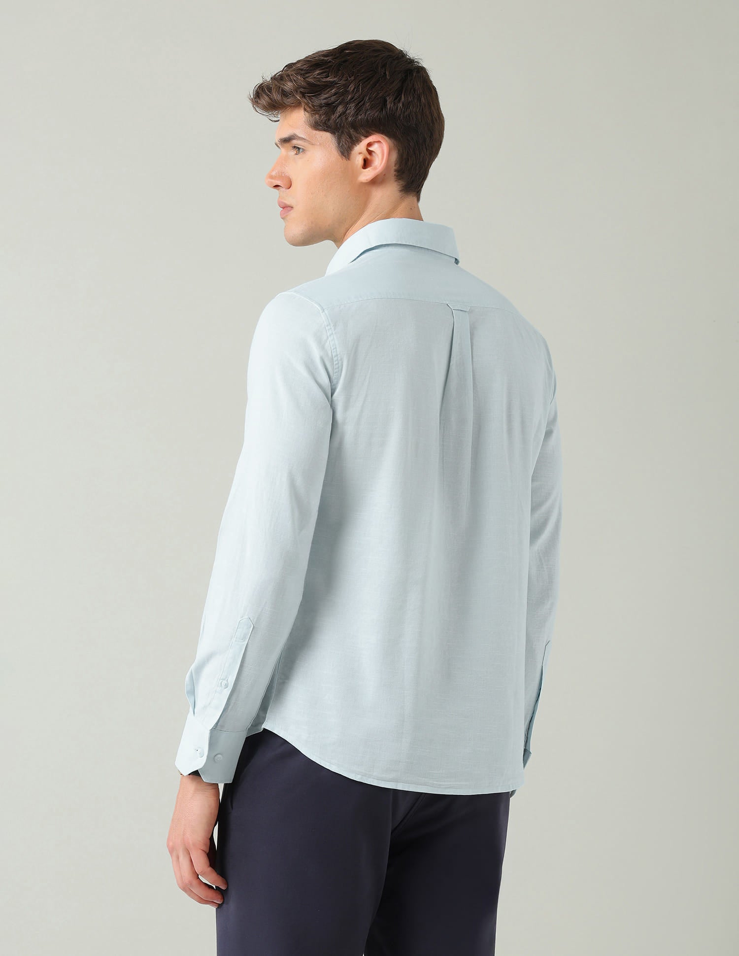 Solid Slim Fit Shirt