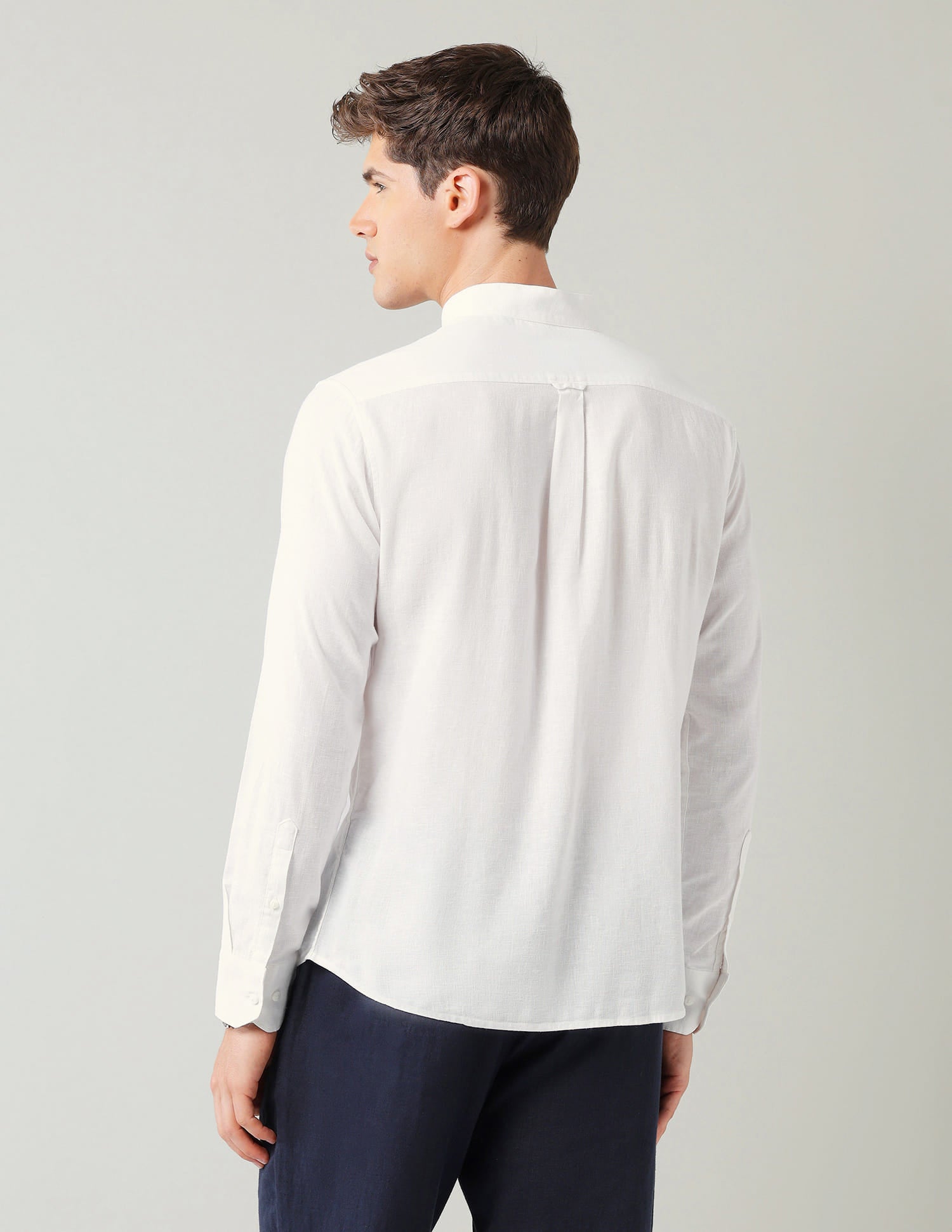 Solid Slim Fit Shirt 2