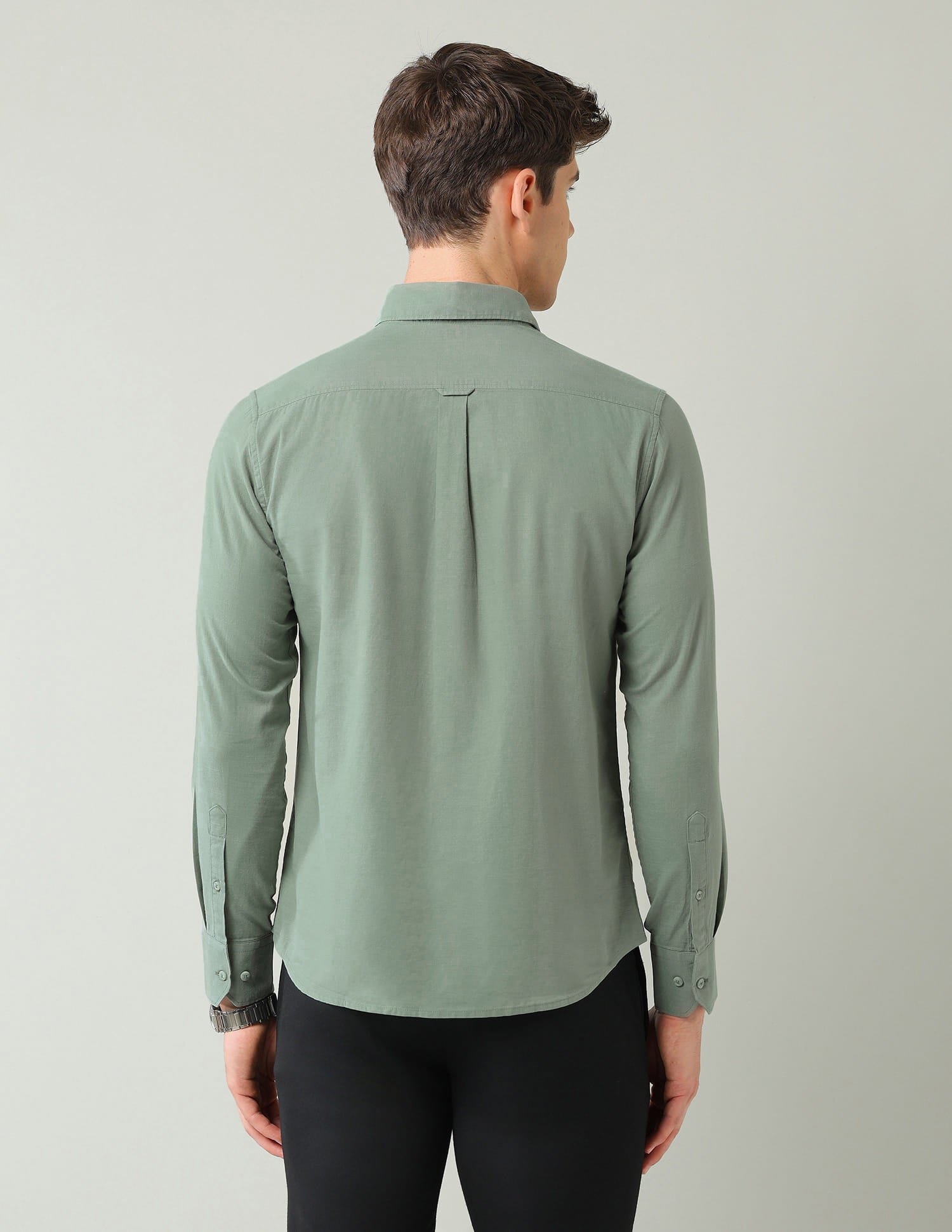 Solid Slim Fit Shirt