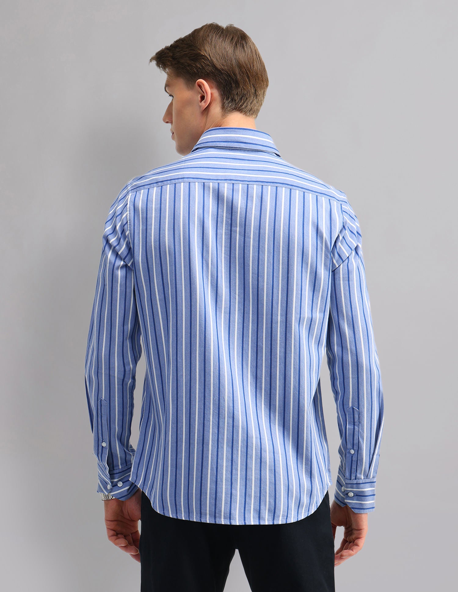 Stylish Modern Slim Fit Striped Shirt