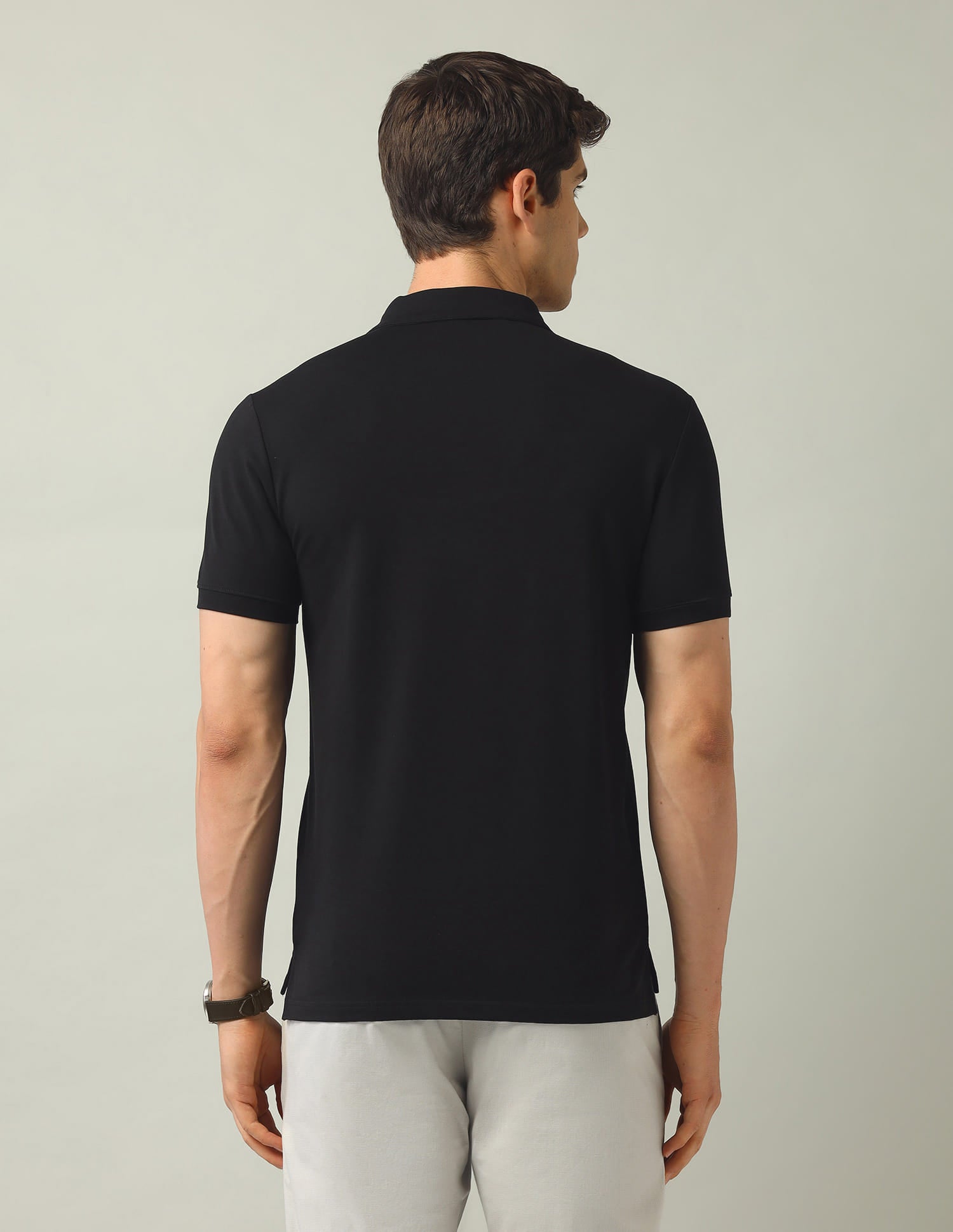 Solid Modern Slim Fit Polo Shirt
