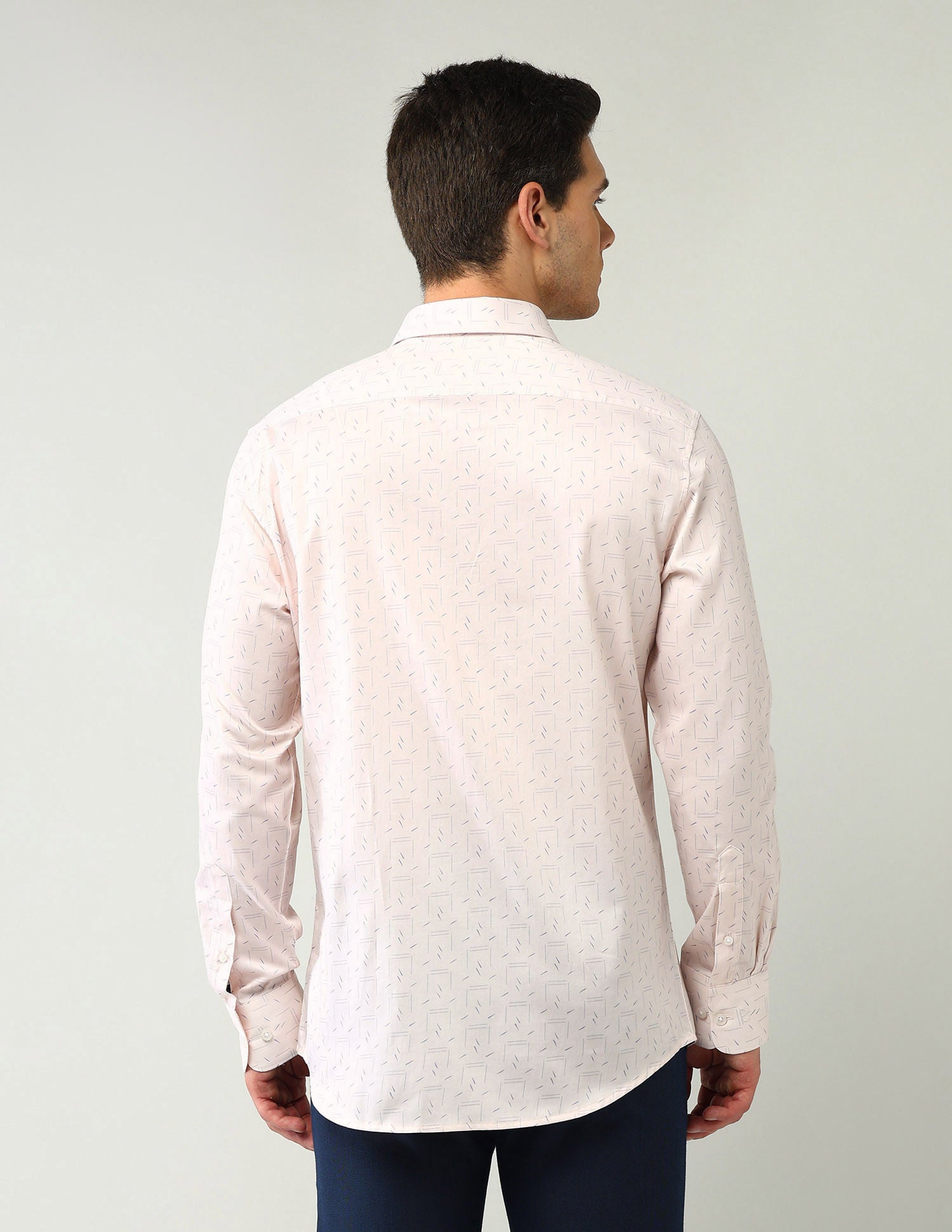 Wardrobe-Coded Regular Fit Vertical Striped Shirt