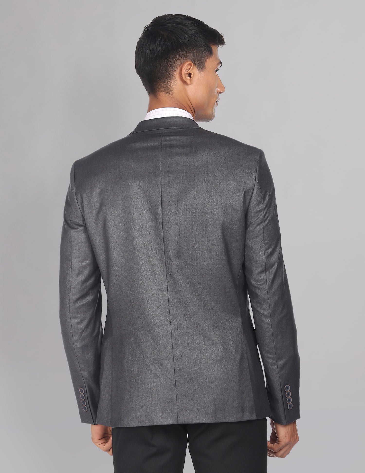 Sleek & Heathered Tailored Fit Blazer