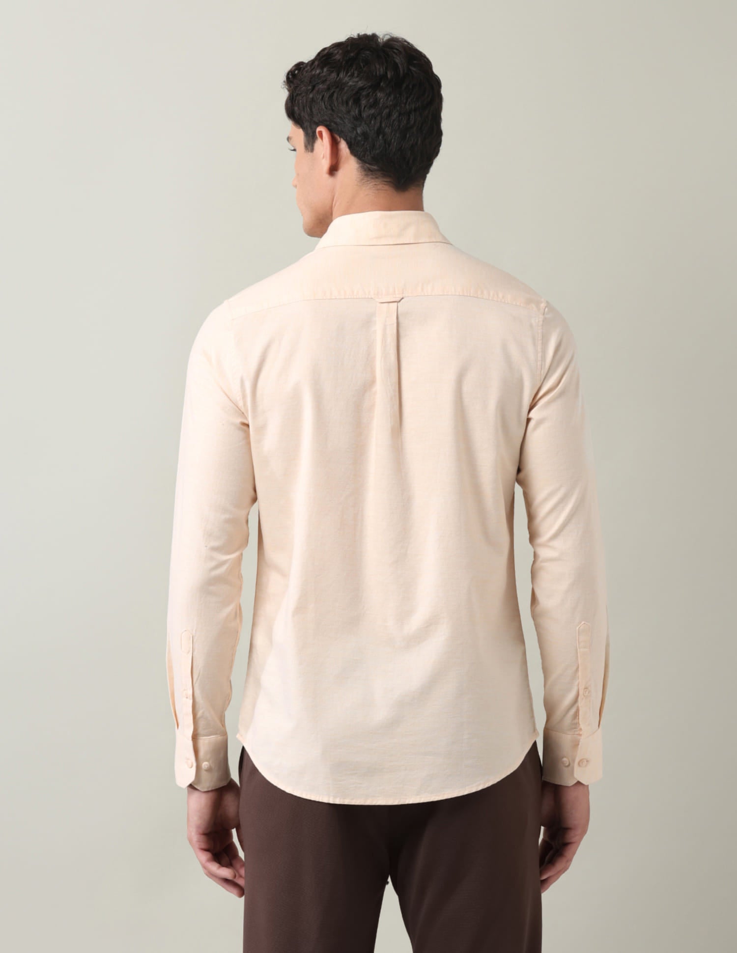 Solid Slim Fit Twill Shirt