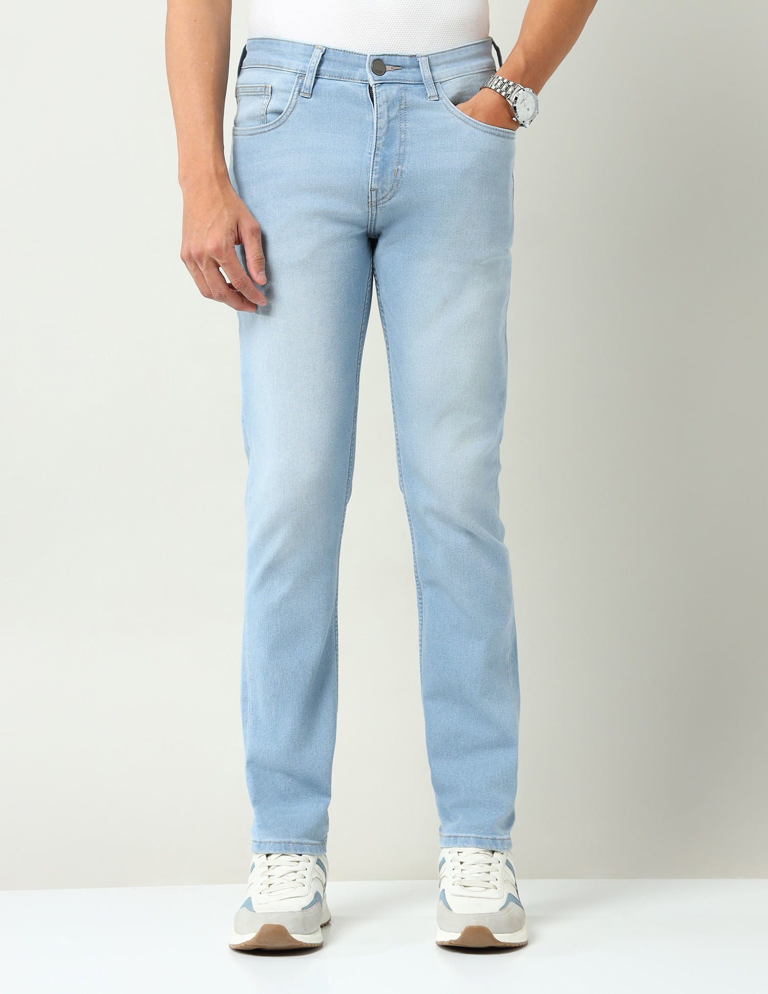 Adventure-ready Mid Rise Slim Fit Jeans