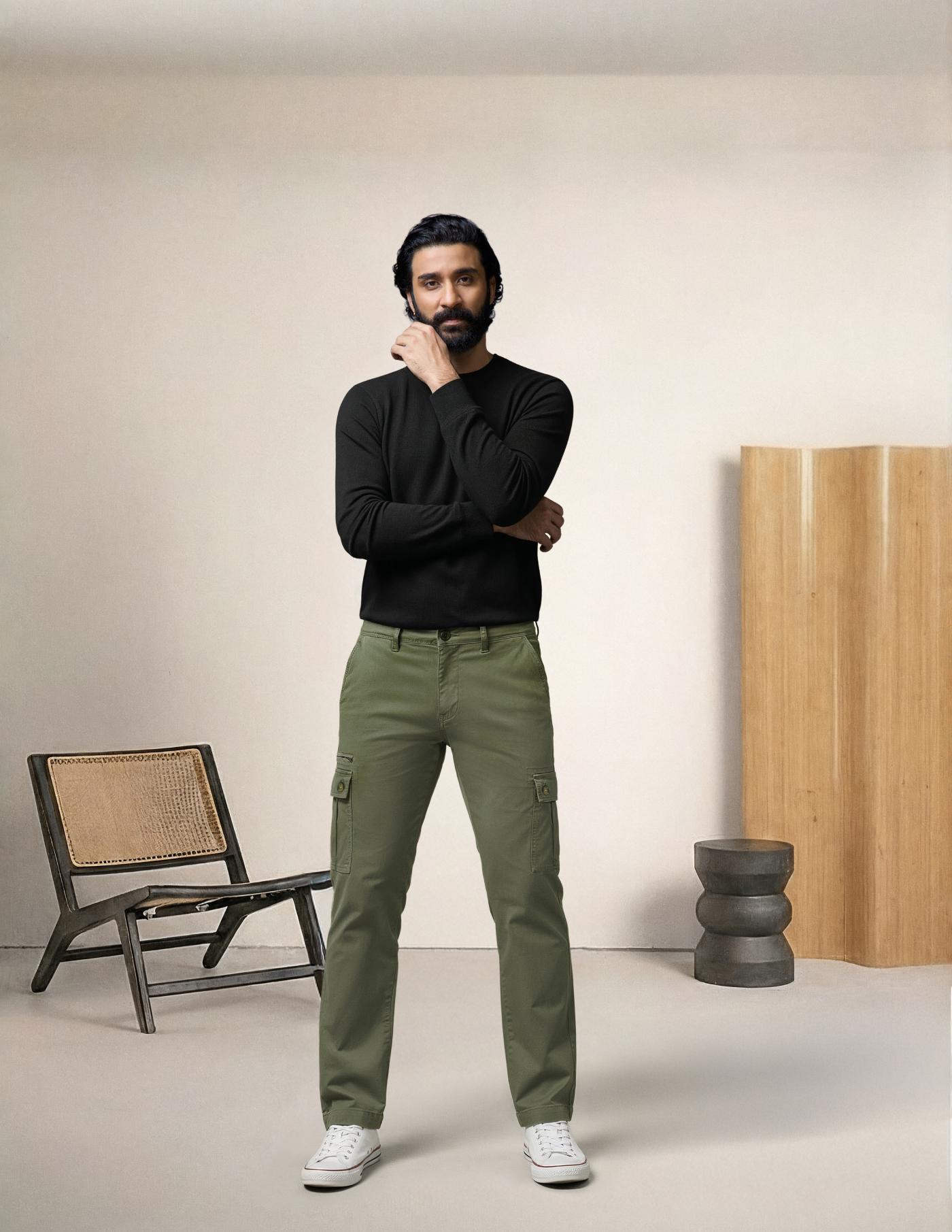 City Ready Relaxed Tapered Fit Cargo Trousers