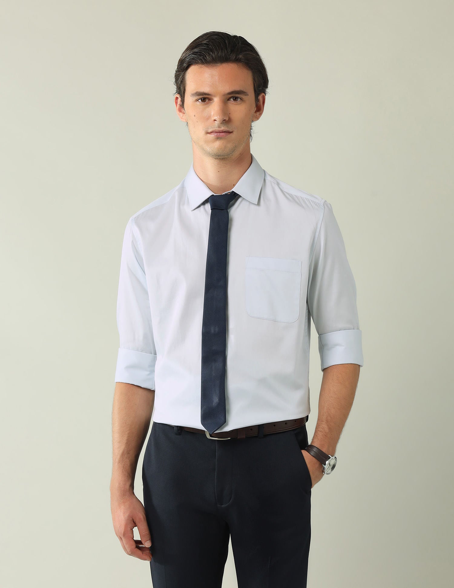 Classic Regular Fit Solid Shirt