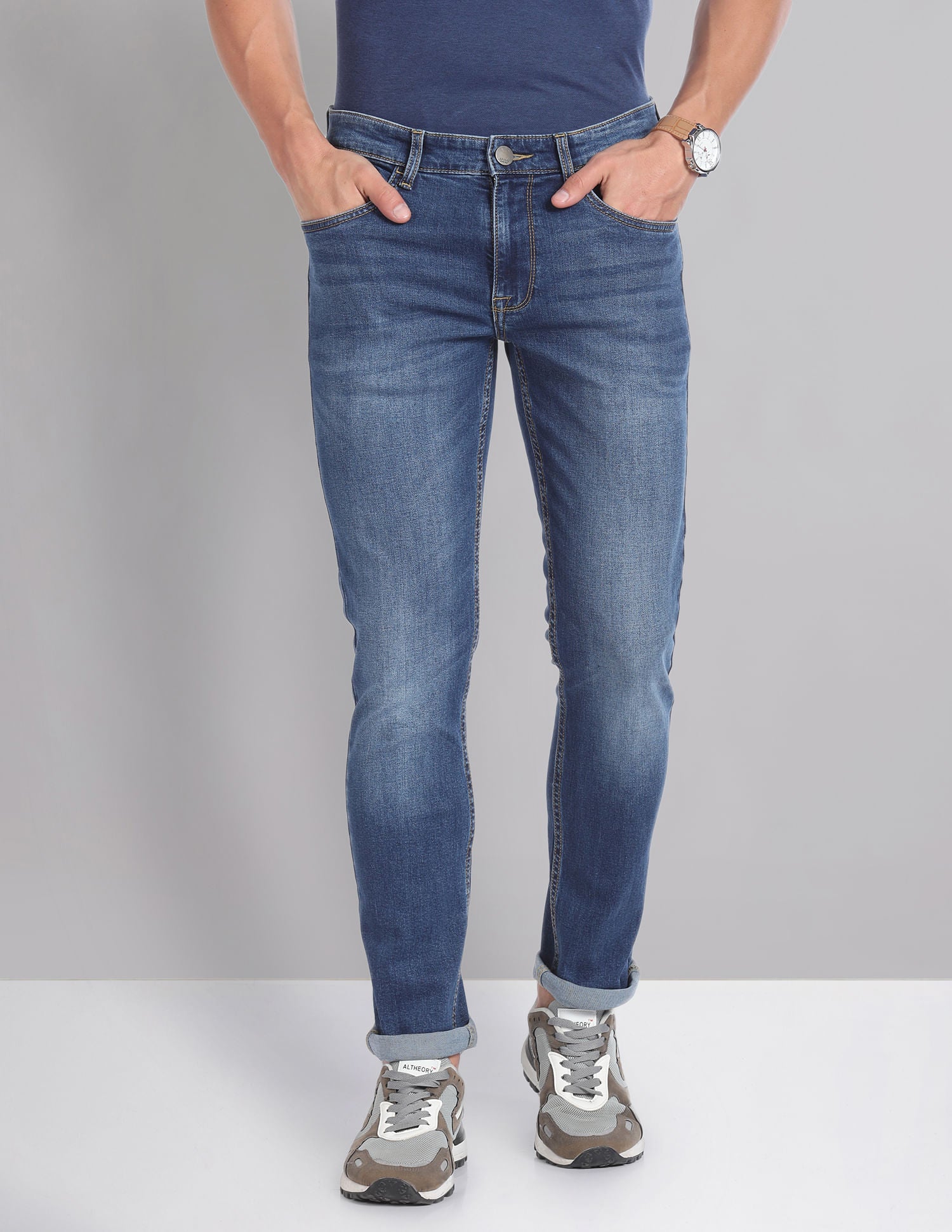 Refined Mid Rise Skinny Fit Jeans