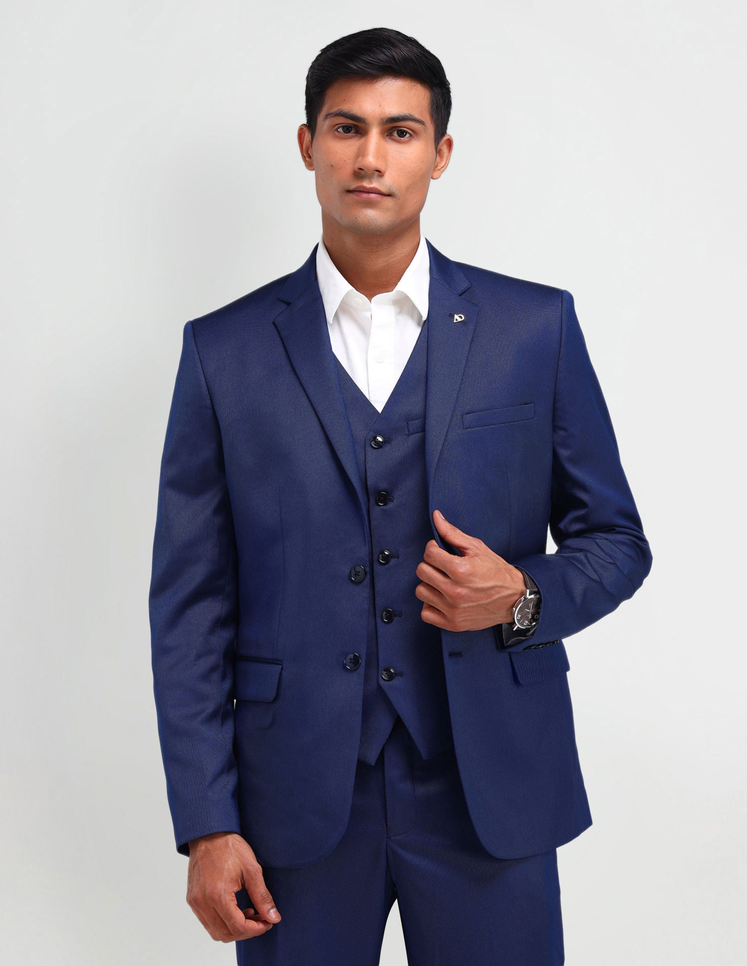 Executive Edged Tailored Fit Three Piece Suit