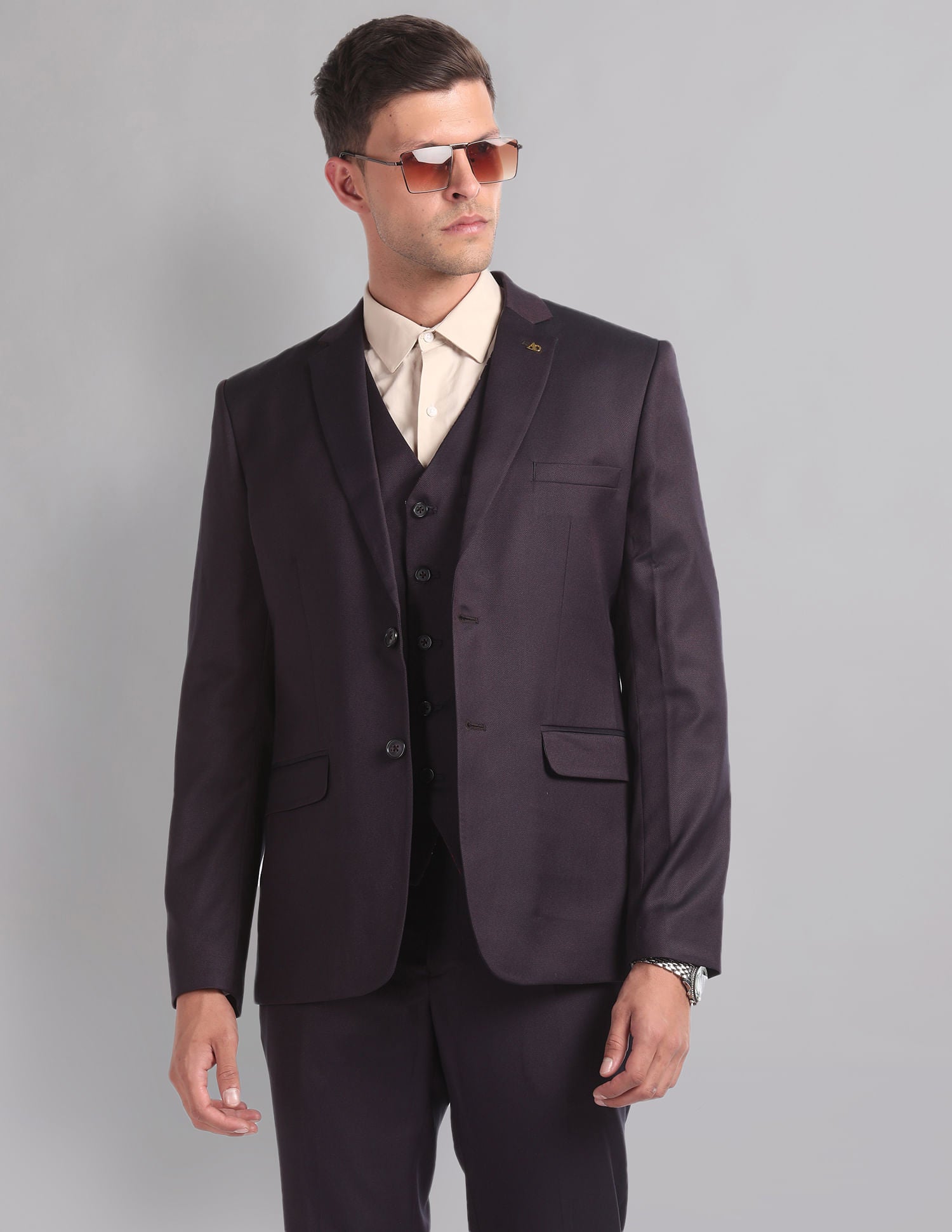 Elite & Stylish Reversible Waistcoat Three Piece Suit