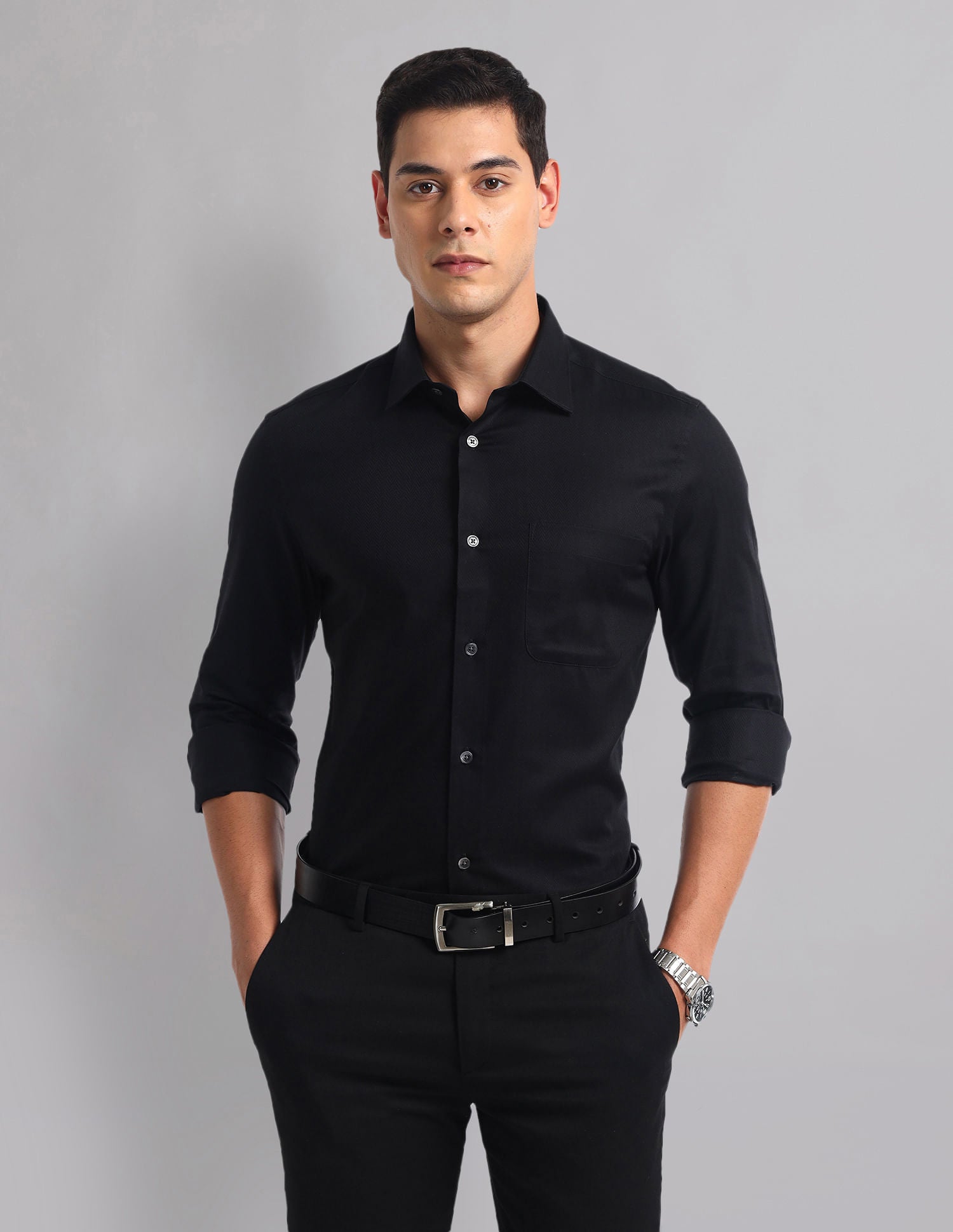 Stylish Long Sleeve Cotton Shirt