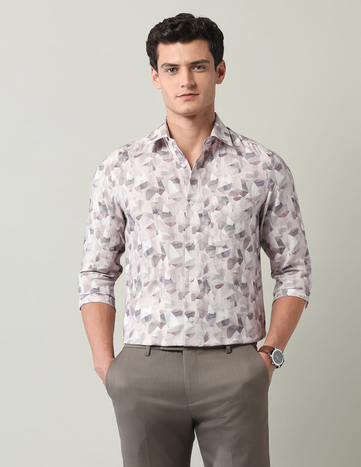 Vogue Solid Regular Fit Shirt