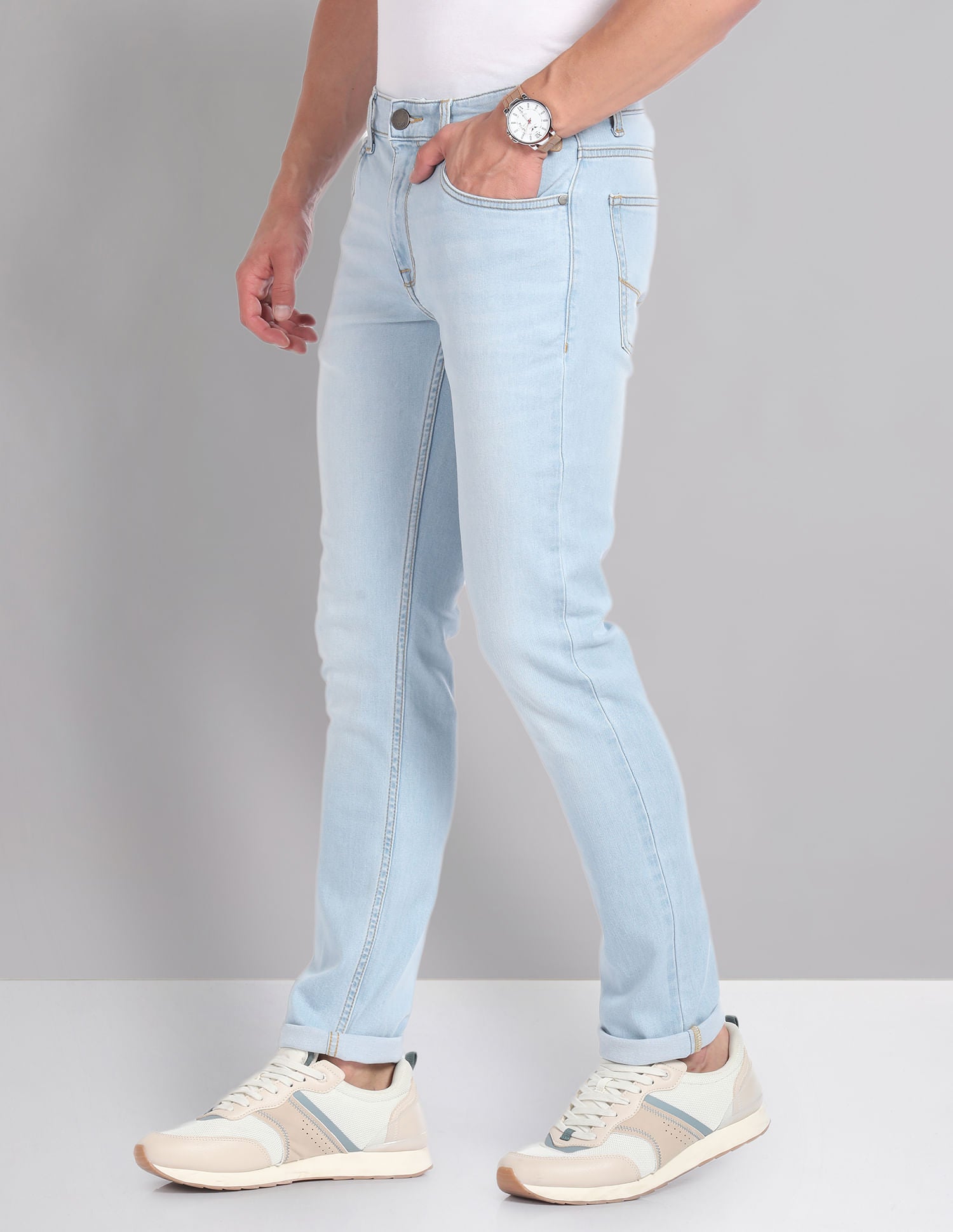 Refined Mid Rise Skinny Fit Jeans