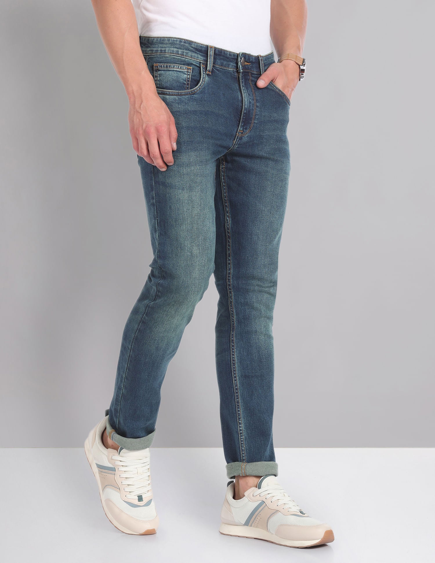 Refined Mid Rise Skinny Fit Jeans