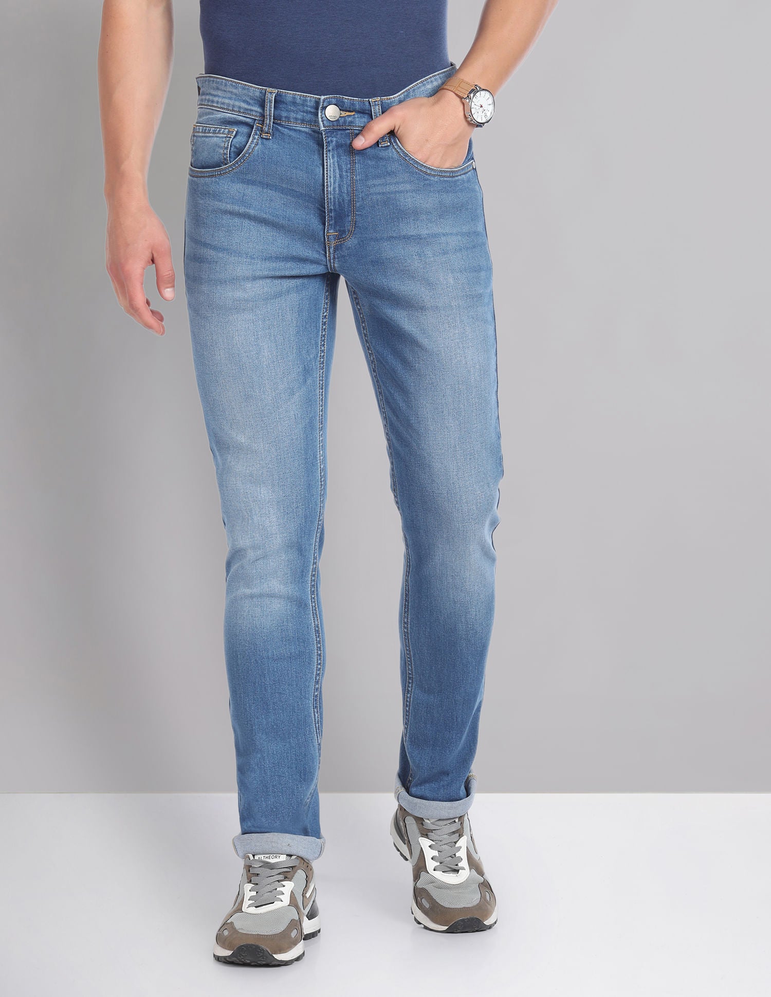 Refined Mid Rise Skinny Fit Jeans