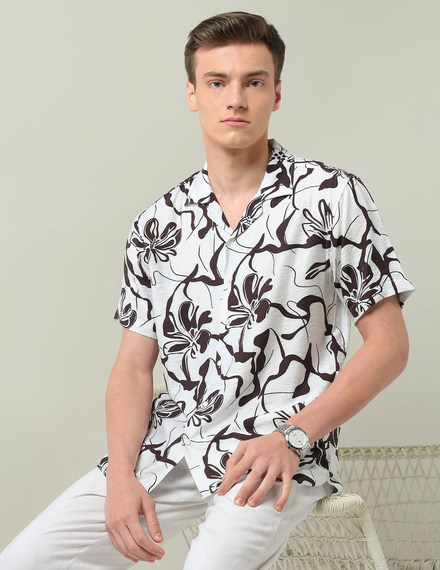 Modern Slim Fit Printed Shirt