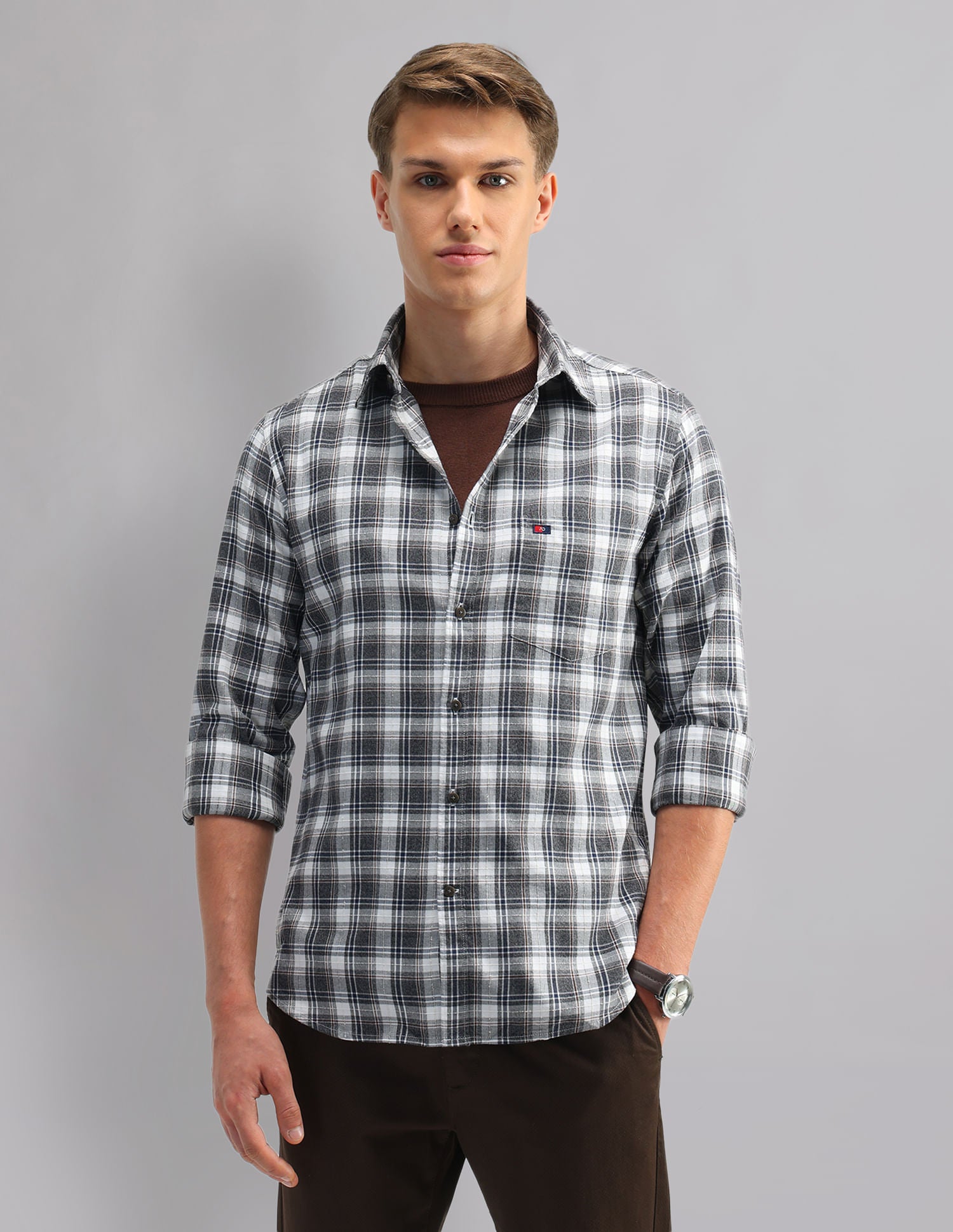 Classic & Modern Slim Tartan Check Shirt