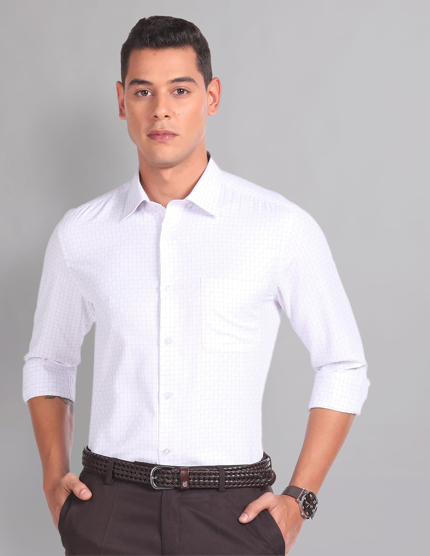 All Day Fashion Graph Check Sartorial Shirt