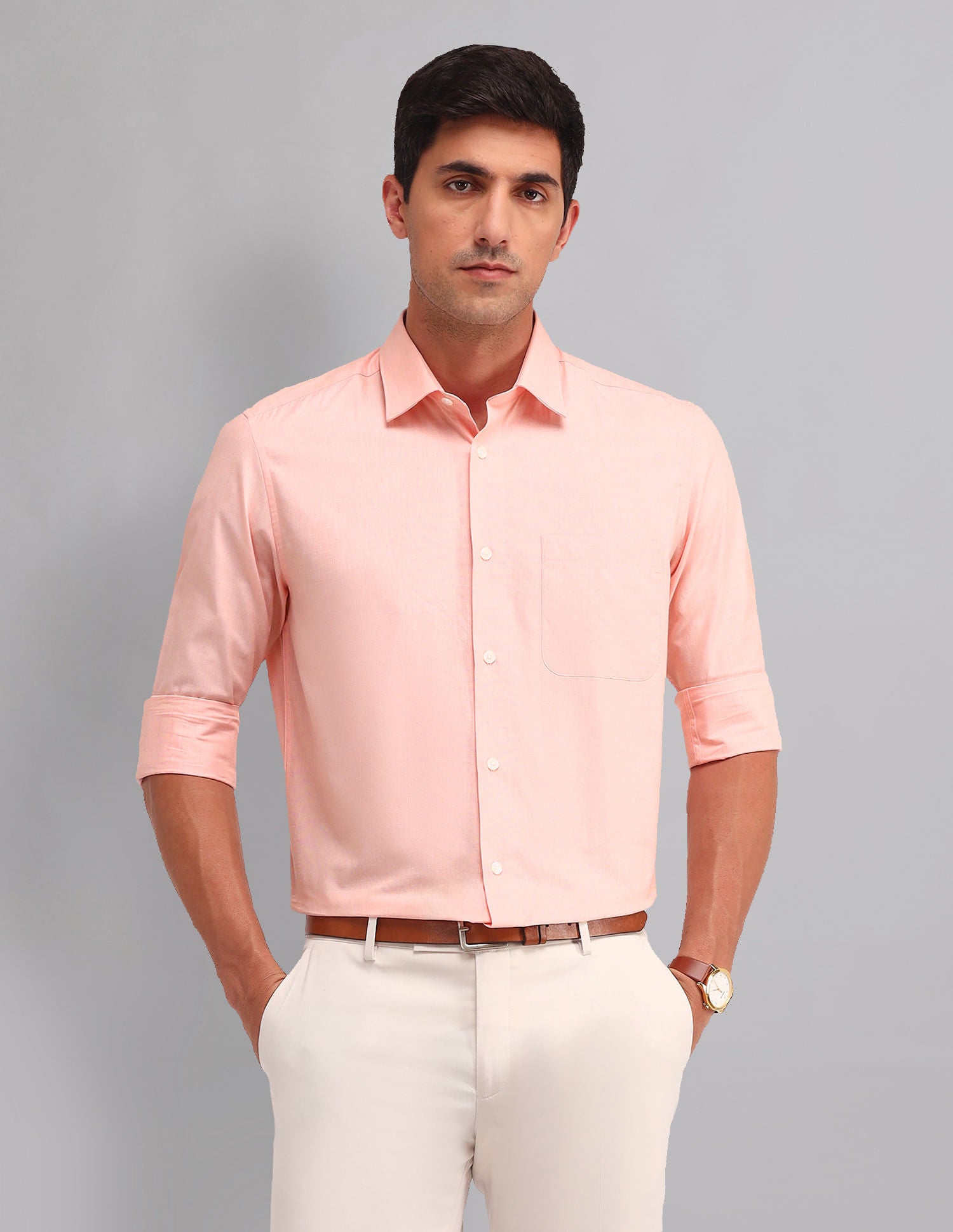 Style Refined Regular Fit Pure Cotton Shirt