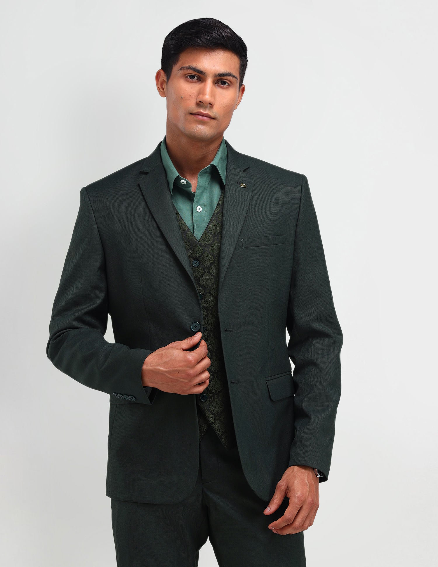 Executive Edged Tailored Fit Three Piece Suit