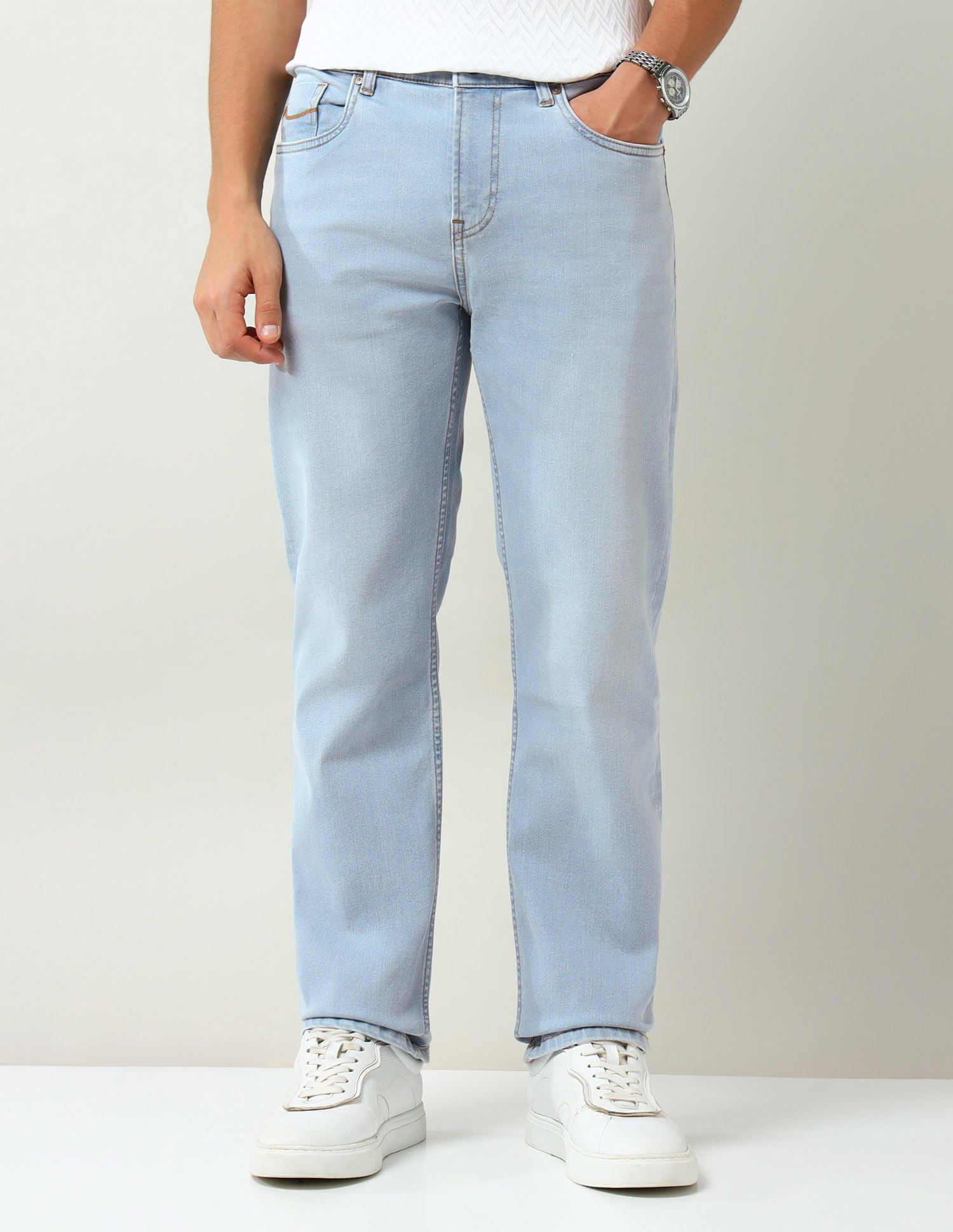 Adventure-ready Mid Rise Slim Fit Jeans