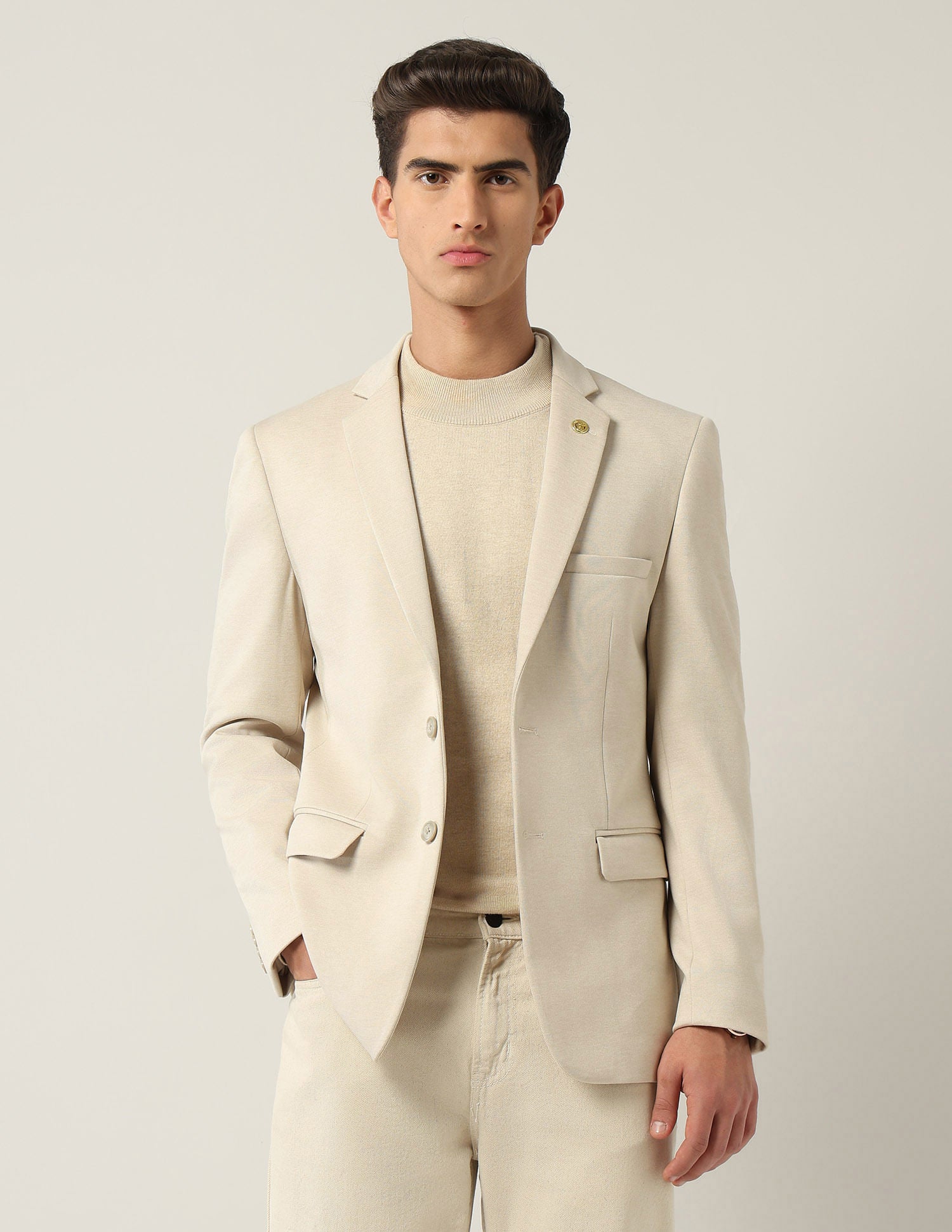 Classique Tailored Fit Dobby Blazer