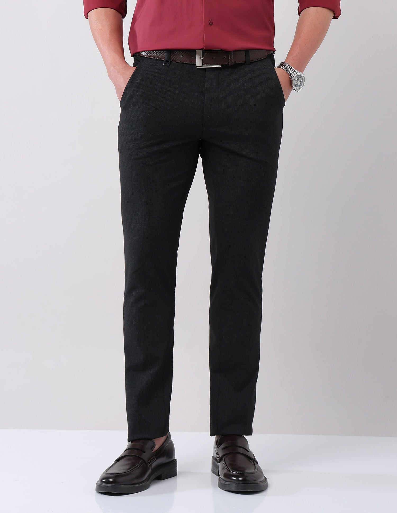 Weekday Sophistication Smart Flex Bi Stretch Slim Fit Trousers