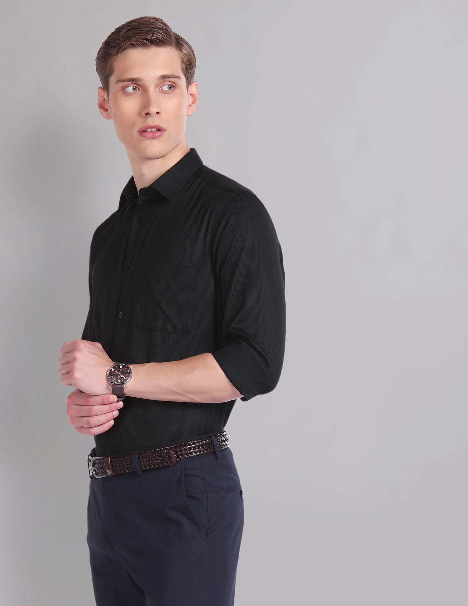Contemporary Luxe Sartorial Dobby Shirt