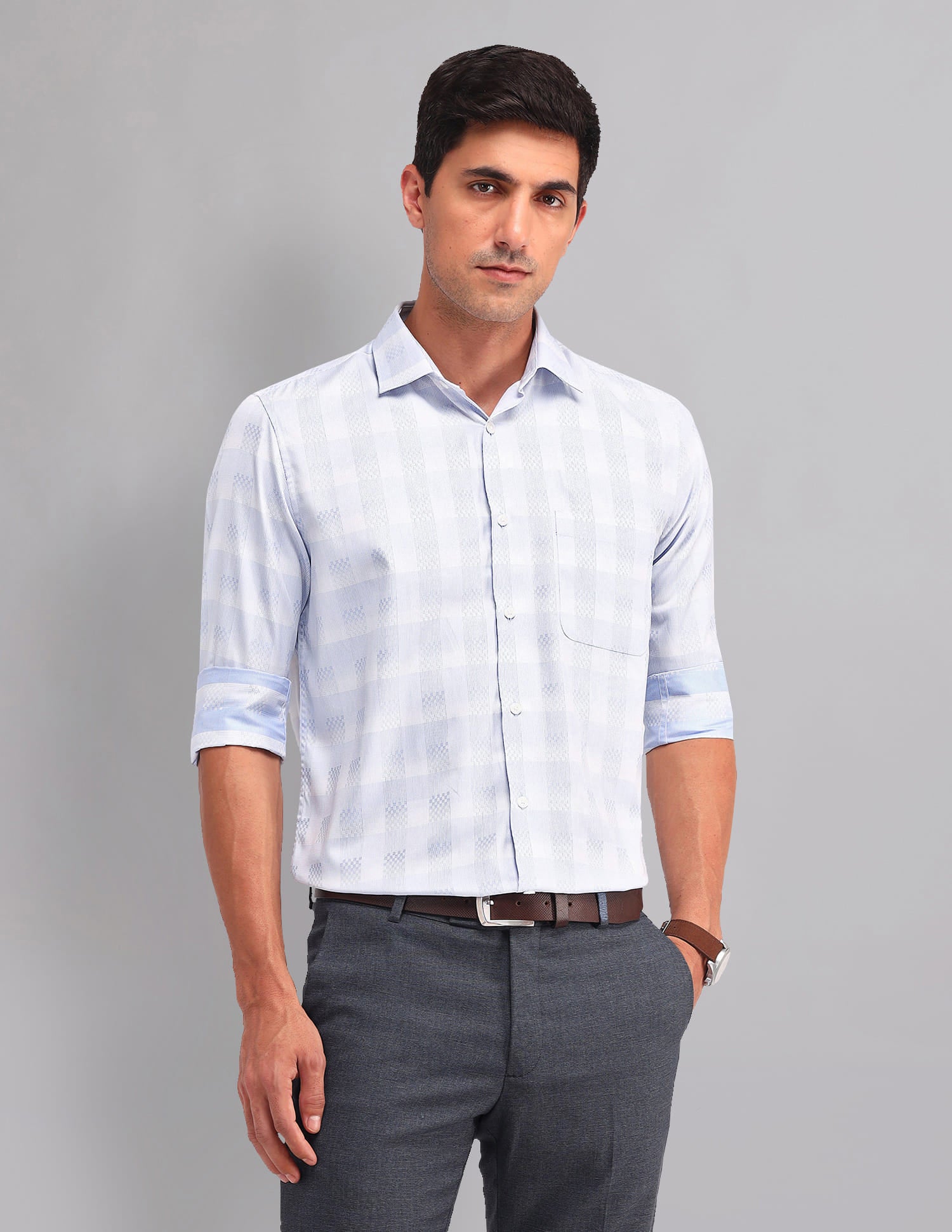 Everyday Essential Regular Fit Gingham Checked Shirt