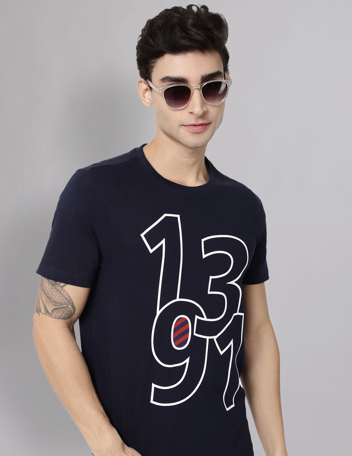 Everyday Essential Typographic Print Cotton T-Shirt