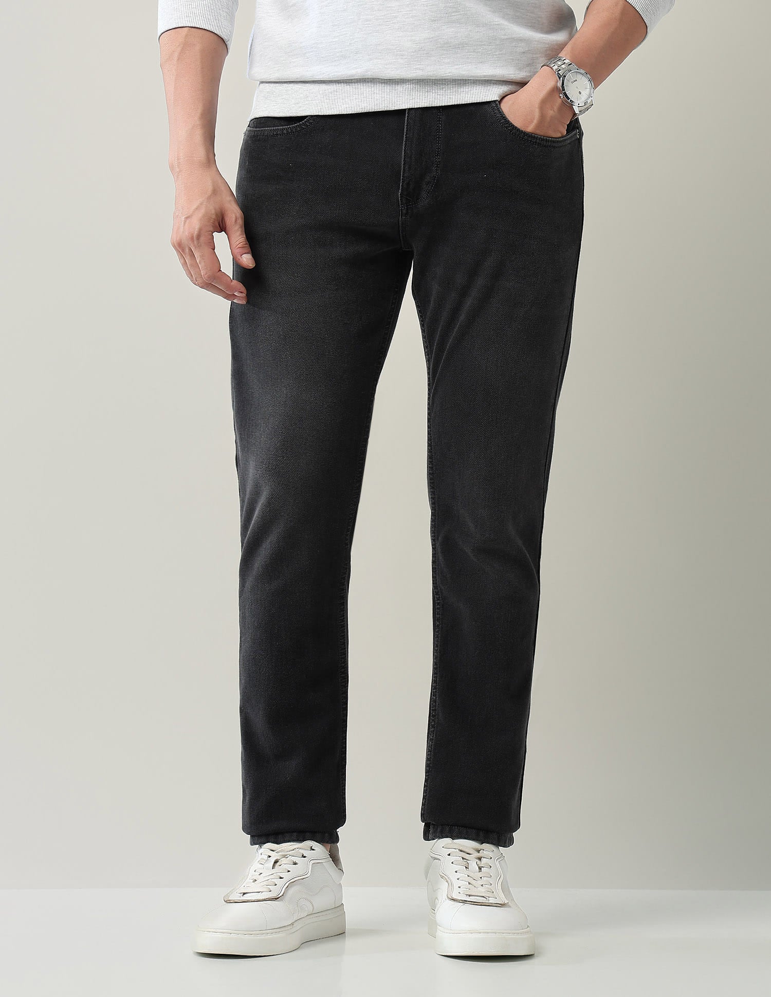 Mid Rise Slim Fit Jeans