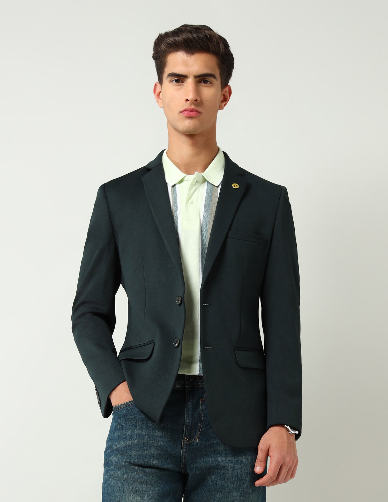 Classique Tailored Fit Dobby Blazer