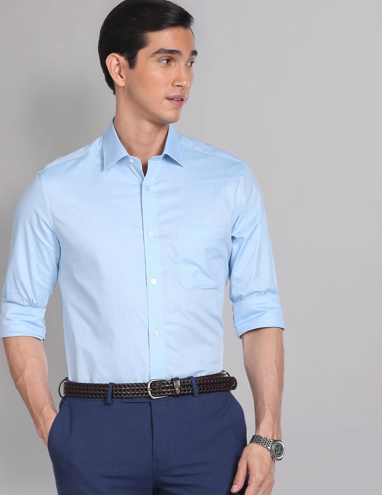 Oxford Solid Formal Shirt