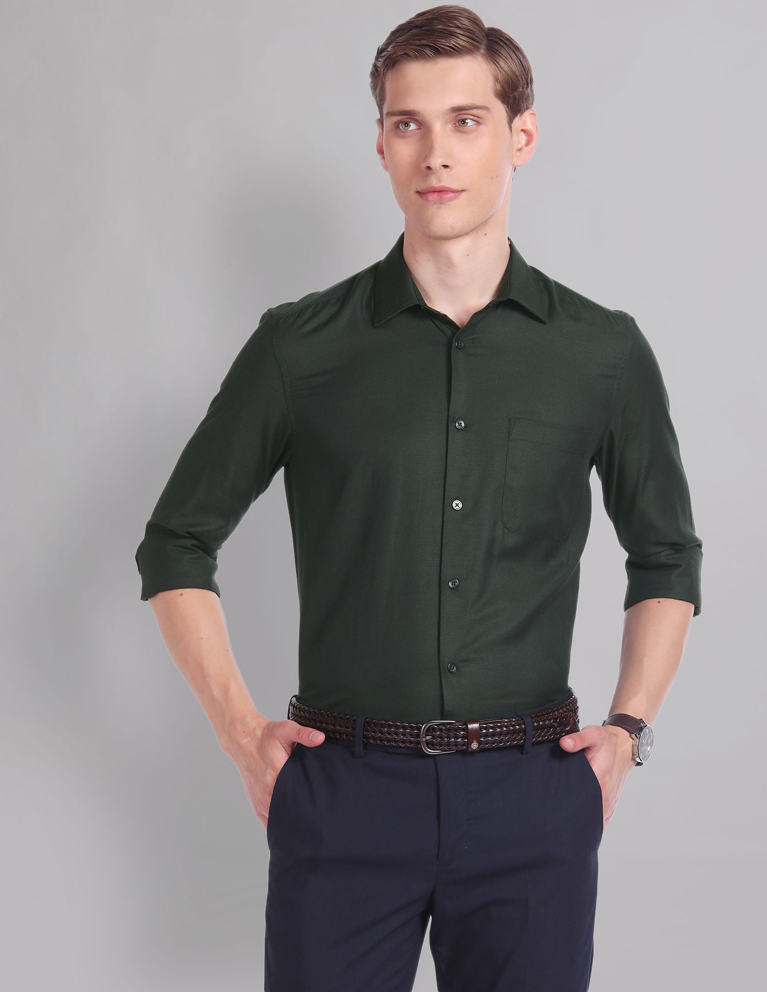 Contemporary Luxe Sartorial Dobby Shirt