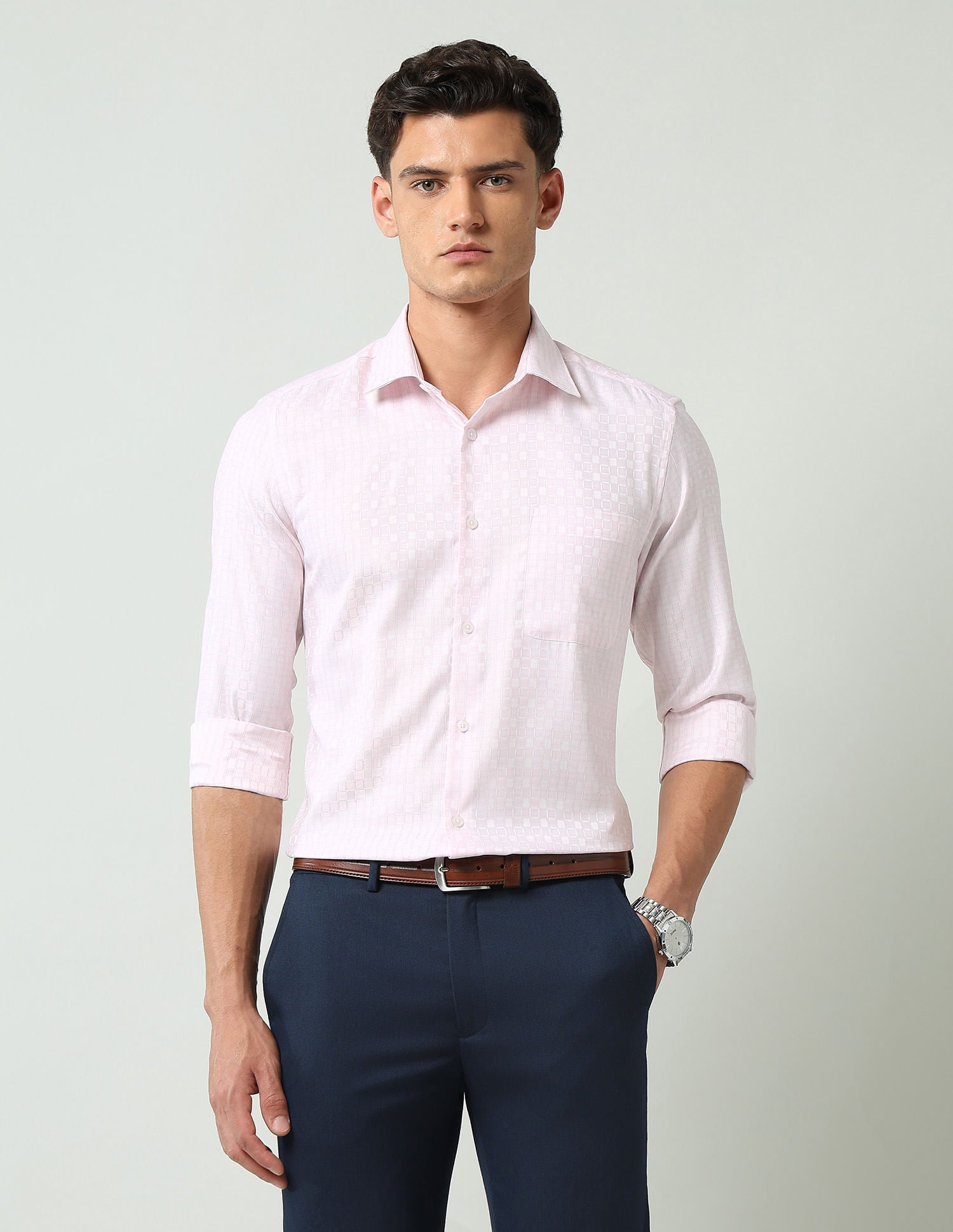 Tattersall Checked Regular Fit Shirt