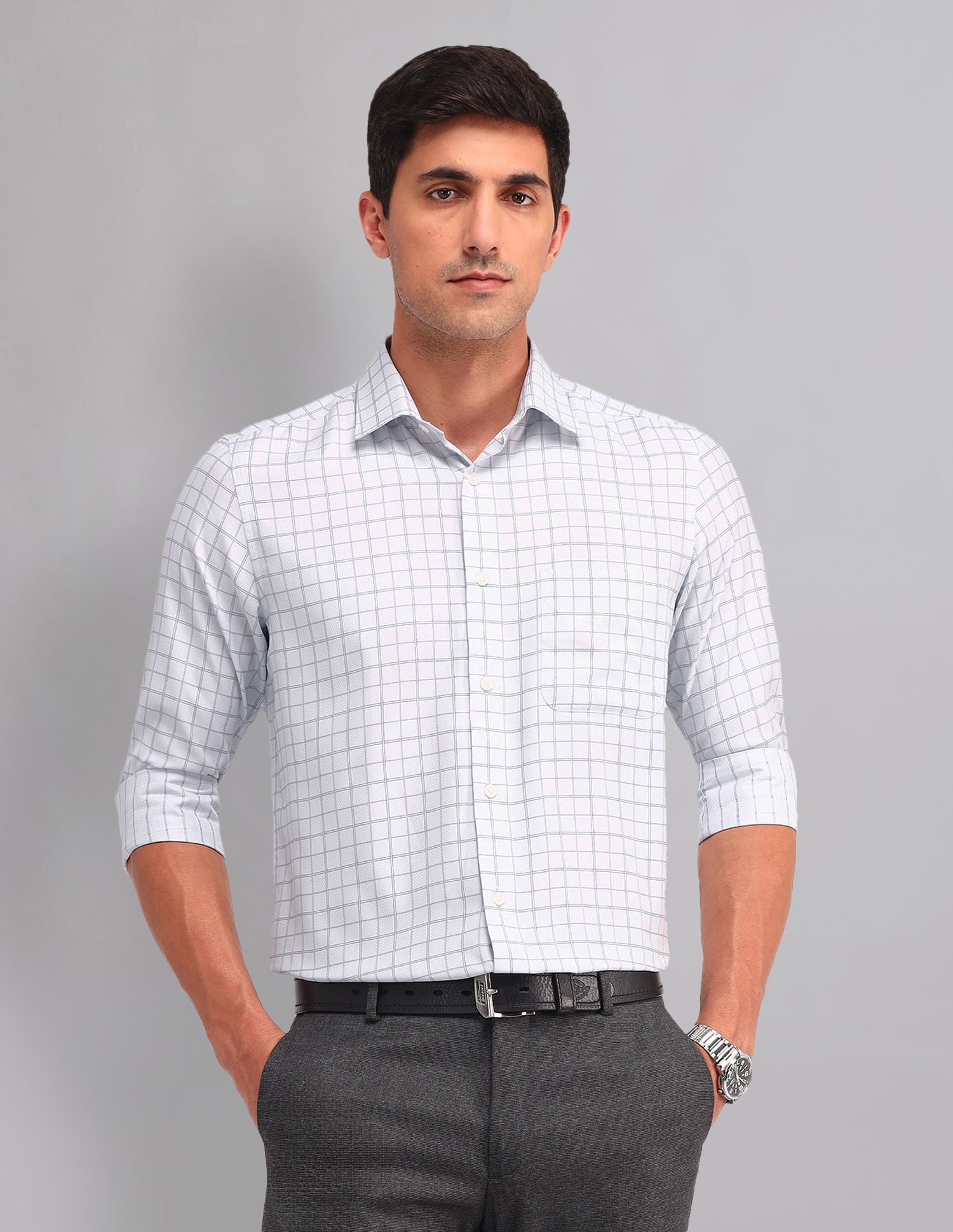 Everyday Essential Regular Fit Gingham Checked Shirt
