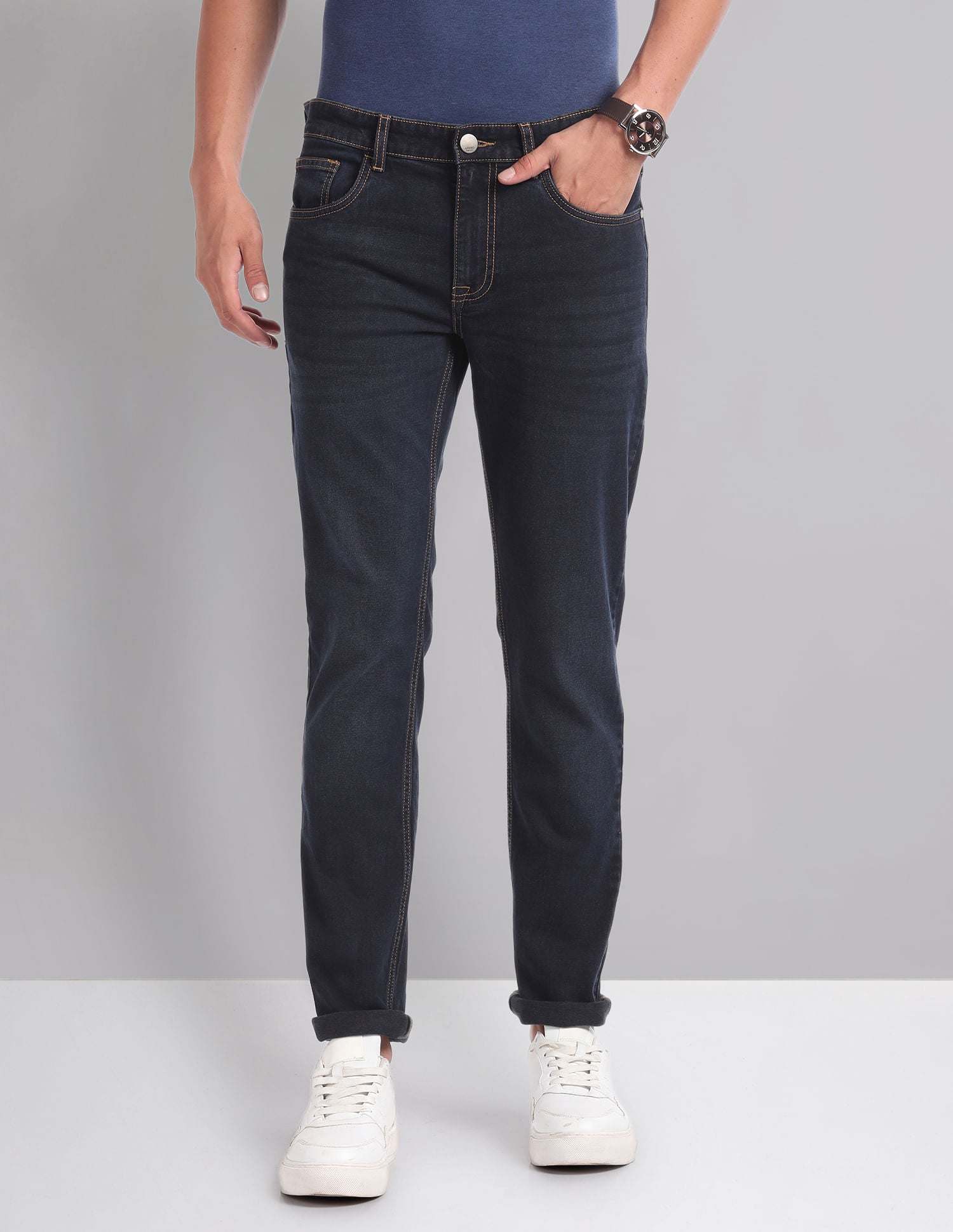Refined Mid Rise Skinny Fit Jeans