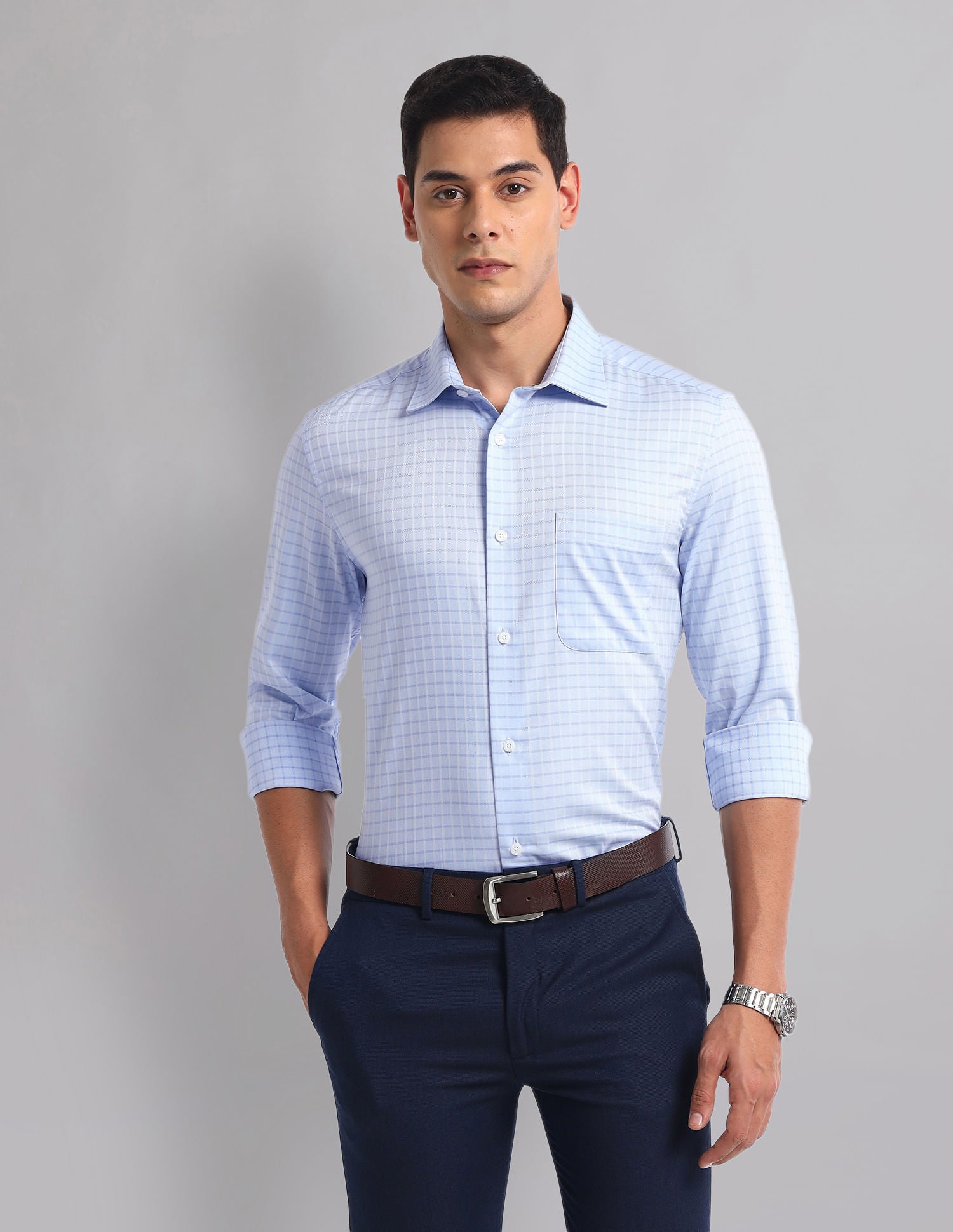 Everyday Staple Graph Check Cotton Shirt