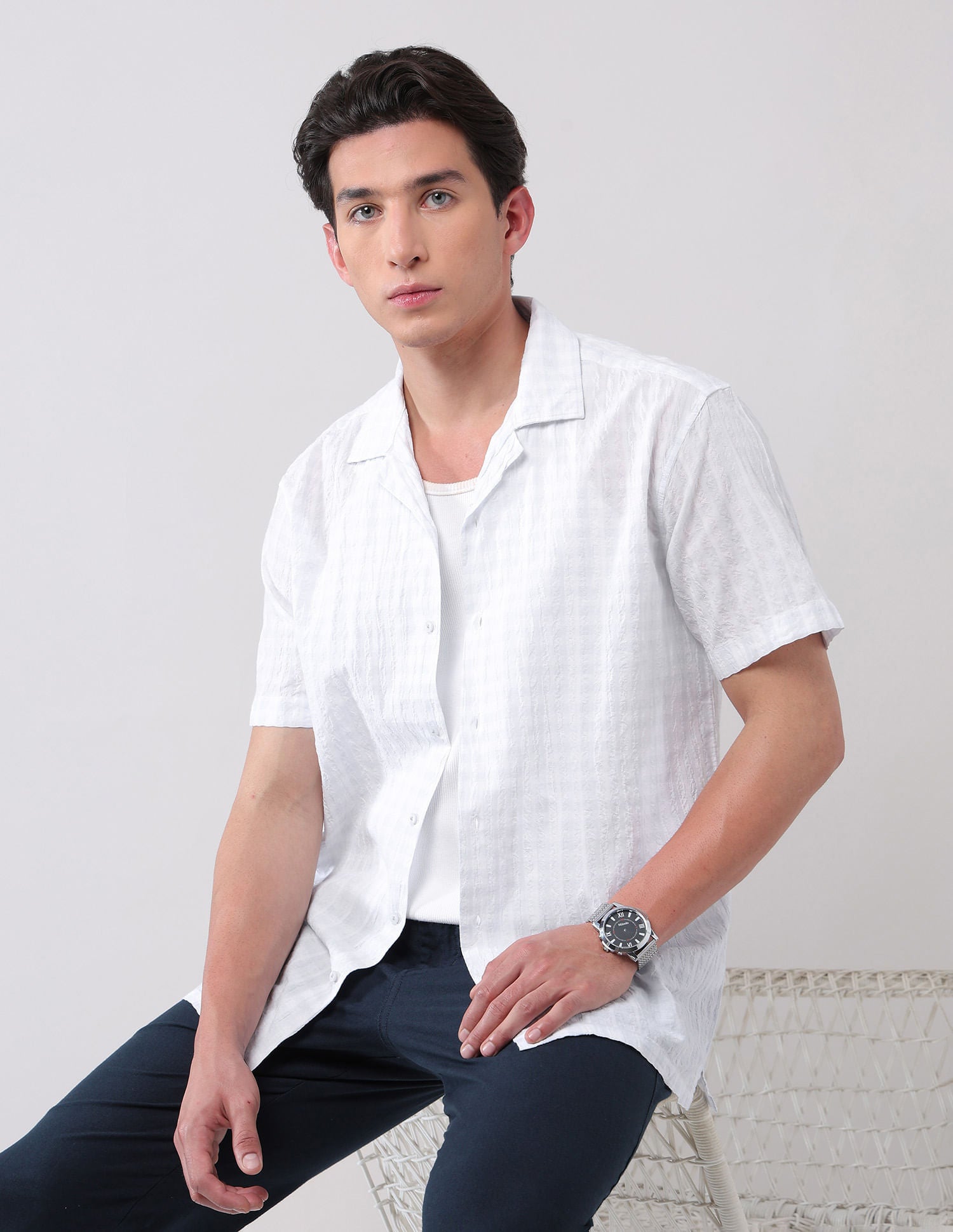 Fashion Decoded Urban Pause Modern Slim Fit Shirt