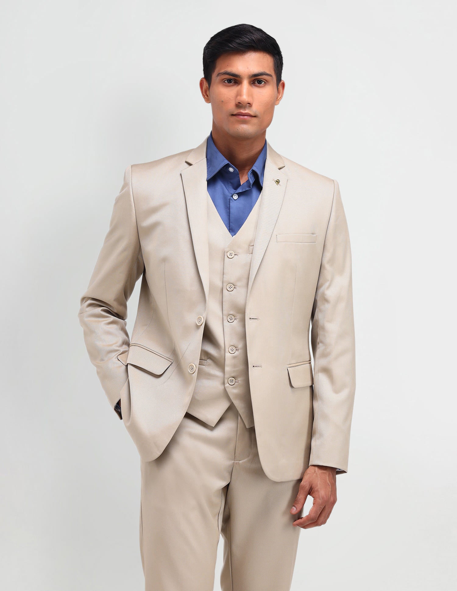 Tailored Fit Three Piece Suit