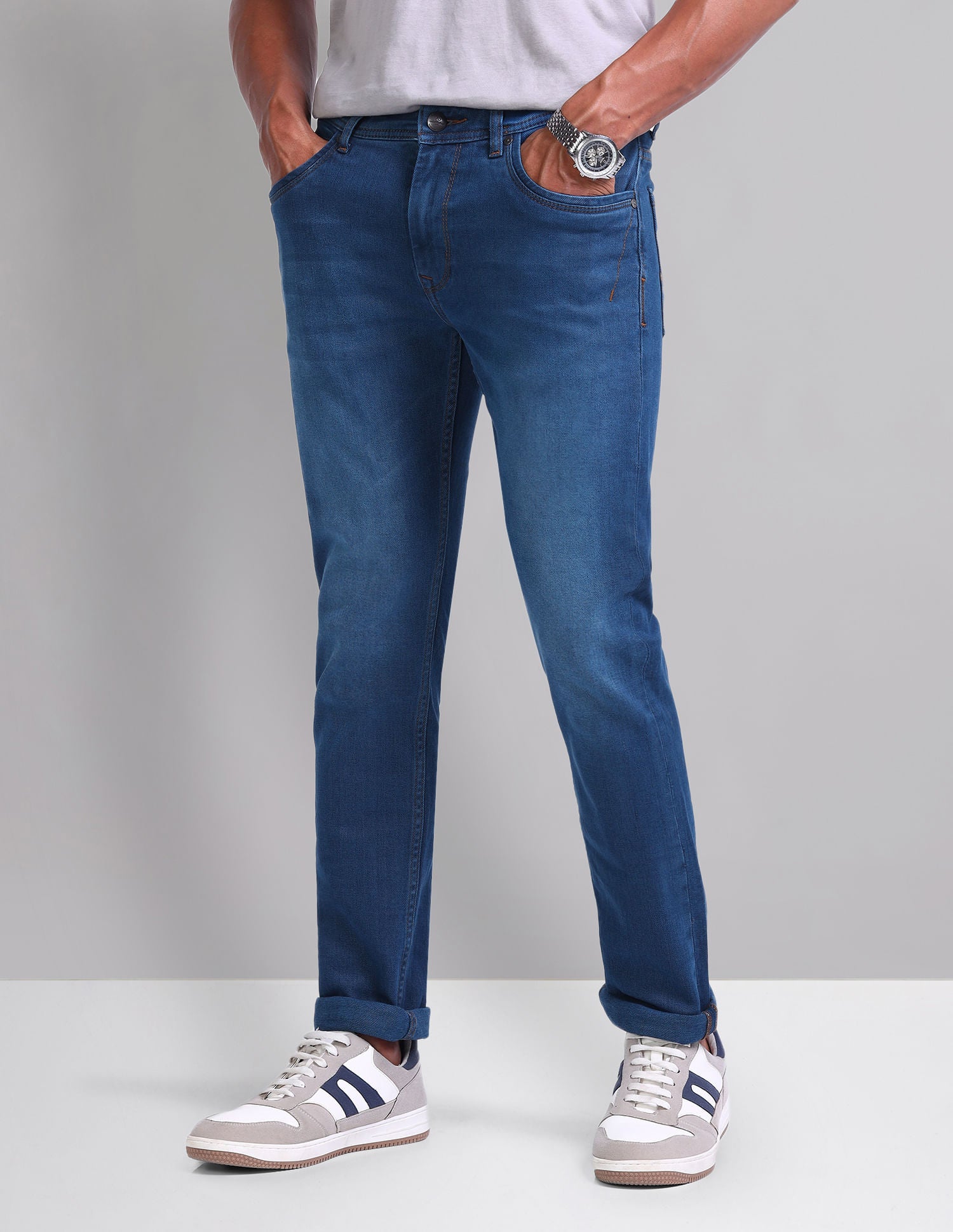 Refined Mid Rise Skinny Fit Jeans