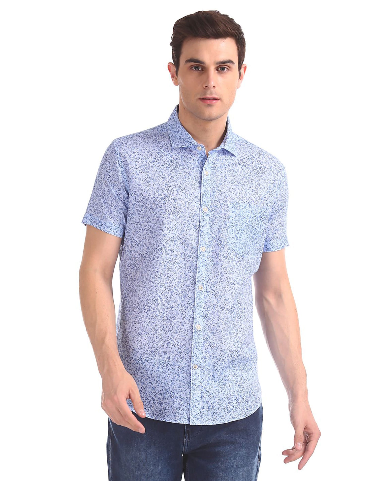Slim Fit Printed Shirt