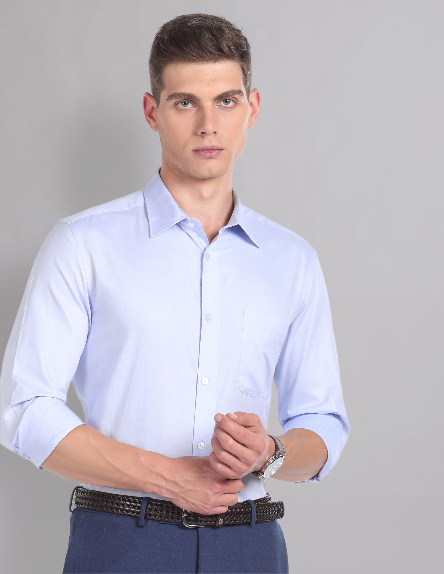 Urban Cool Dobby Sartorial Pure Cotton Shirt
