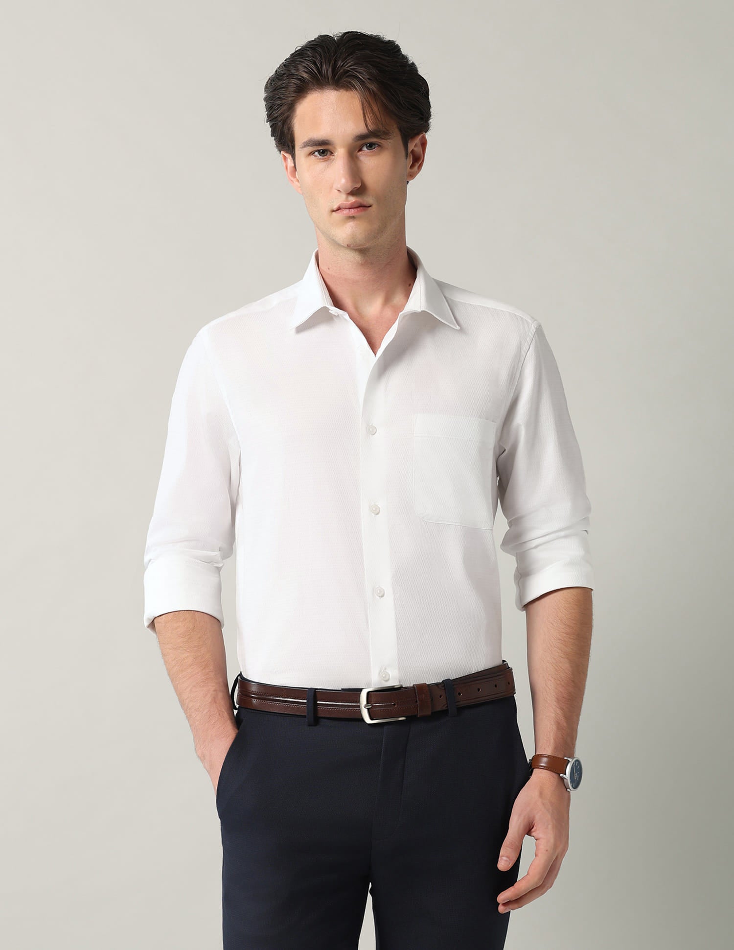 Textured Regular Fit Shirt