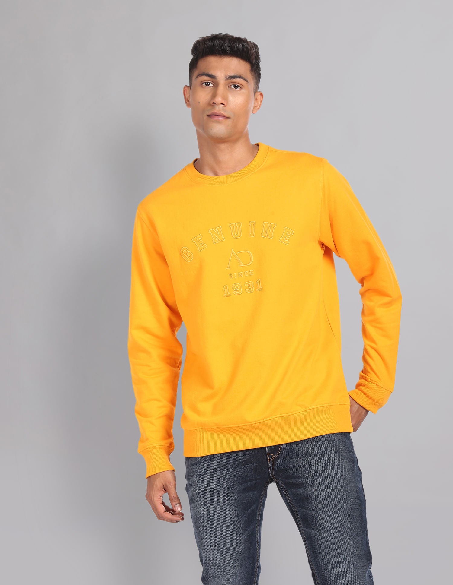 Effortless Sophistication Crew Neck Moistex Sweatshirt