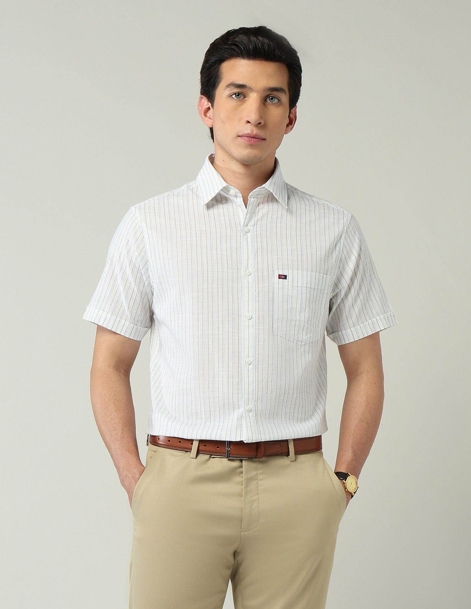 City Chronicles Modern Slim Fit Tartan Checked Shirt