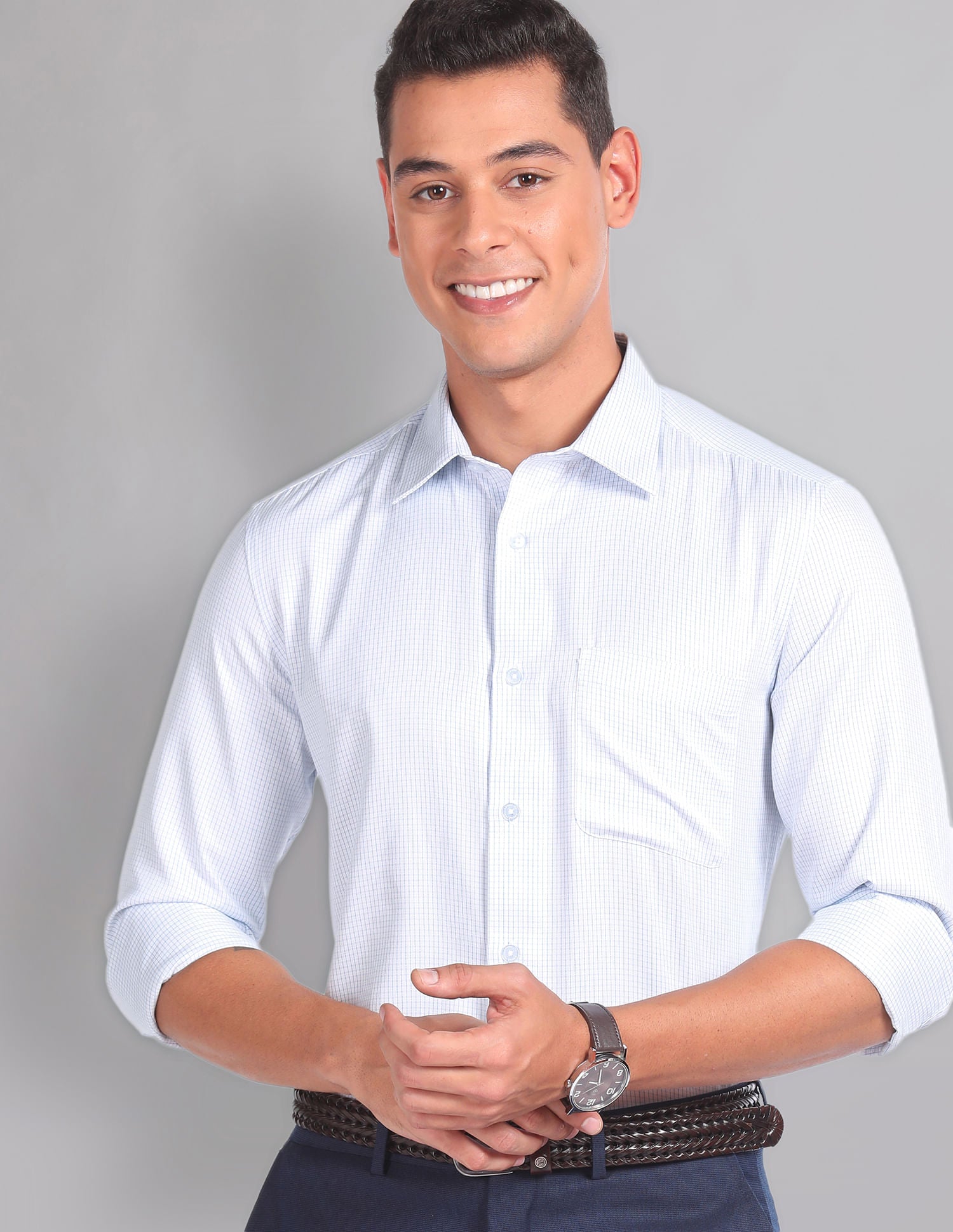 Micro Check Sartorial Formal Shirt