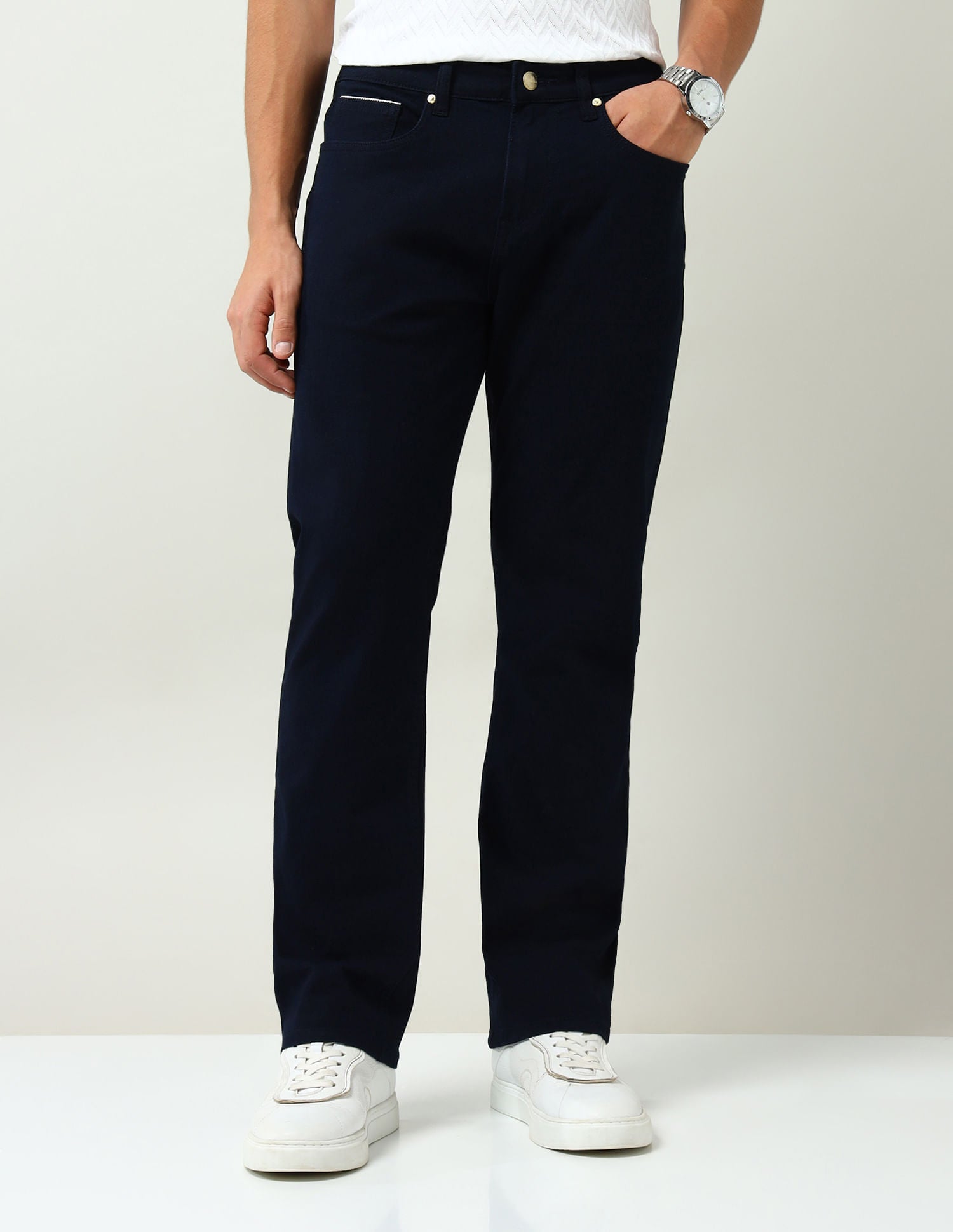 Adventure-ready Mid Rise Slim Fit Jeans